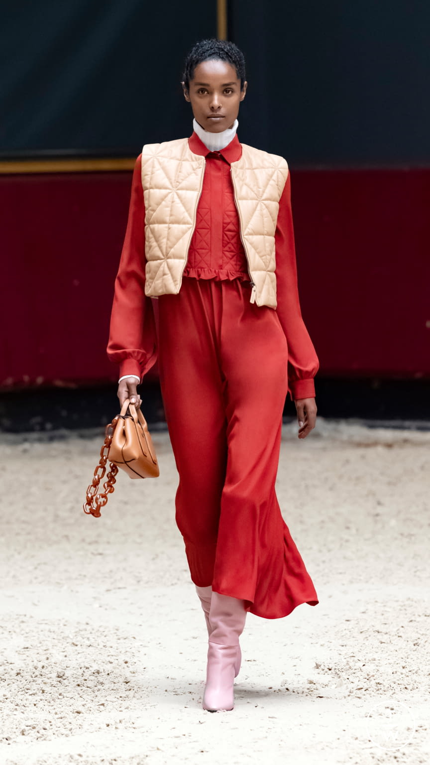Fashion Week Paris Fall/Winter 2021 look 27 de la collection Longchamp womenswear