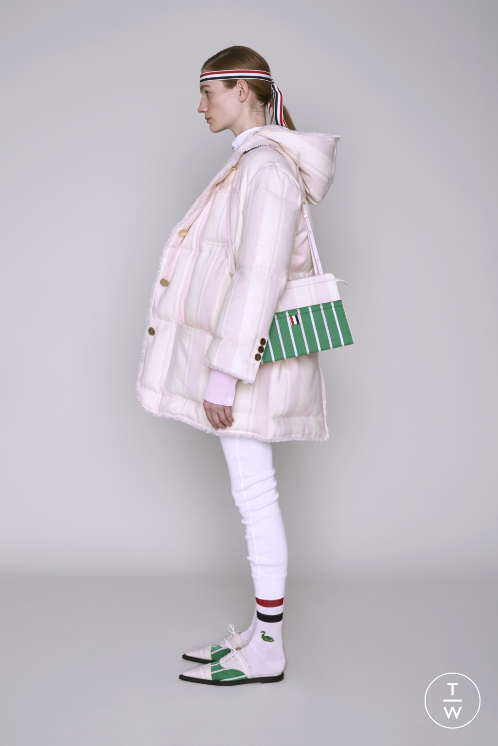 Fashion Week Paris Pre-Fall 2019 look 27 from the Thom Browne collection 女装
