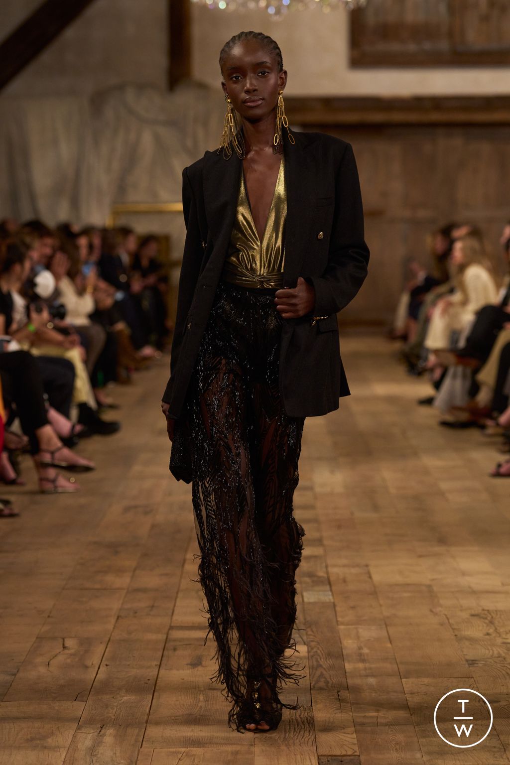 Fashion Week New York Spring/Summer 2024 look 27 from the Ralph Lauren collection 女装