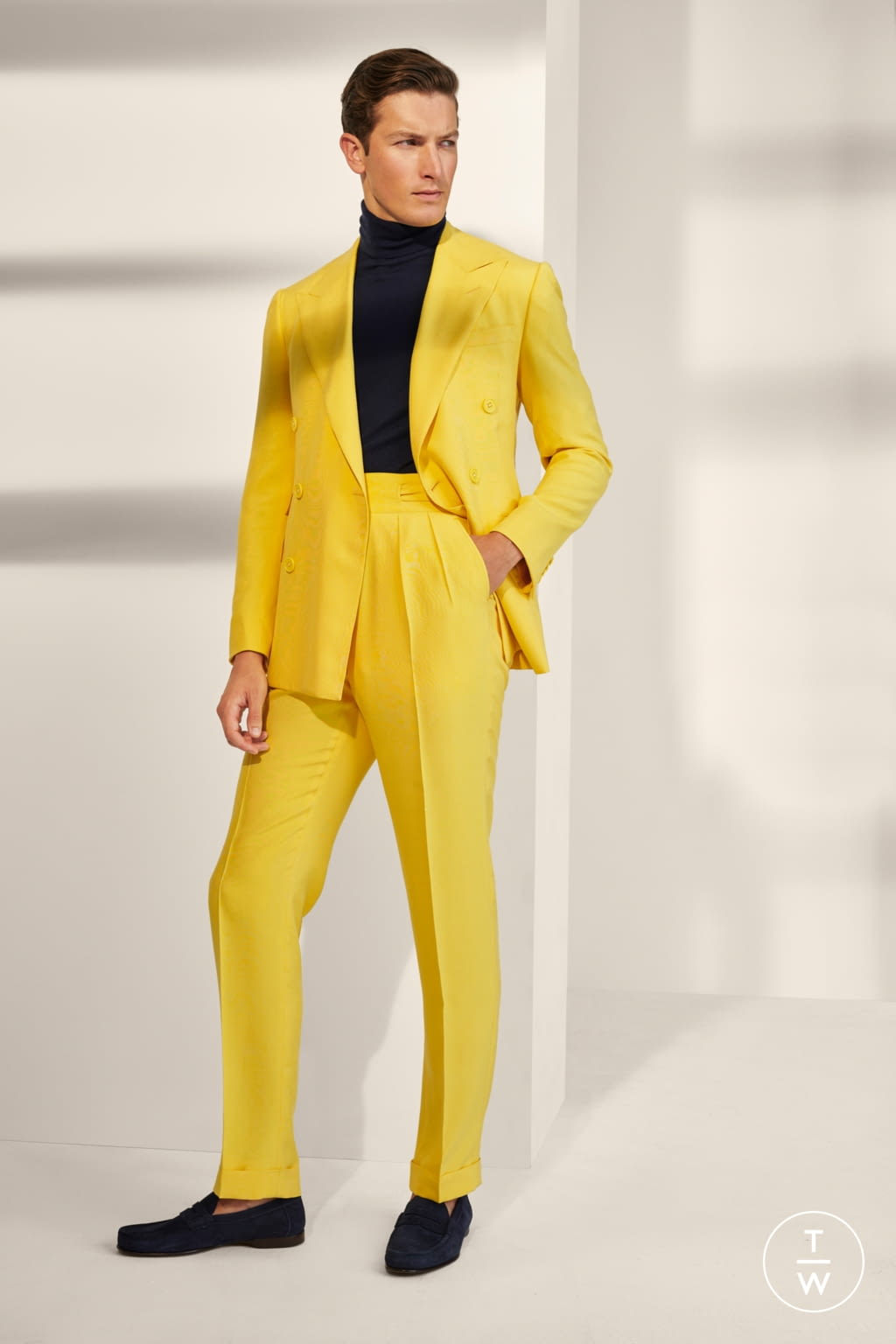 Fashion Week Milan Spring/Summer 2020 look 26 de la collection Ralph Lauren Purple Label menswear