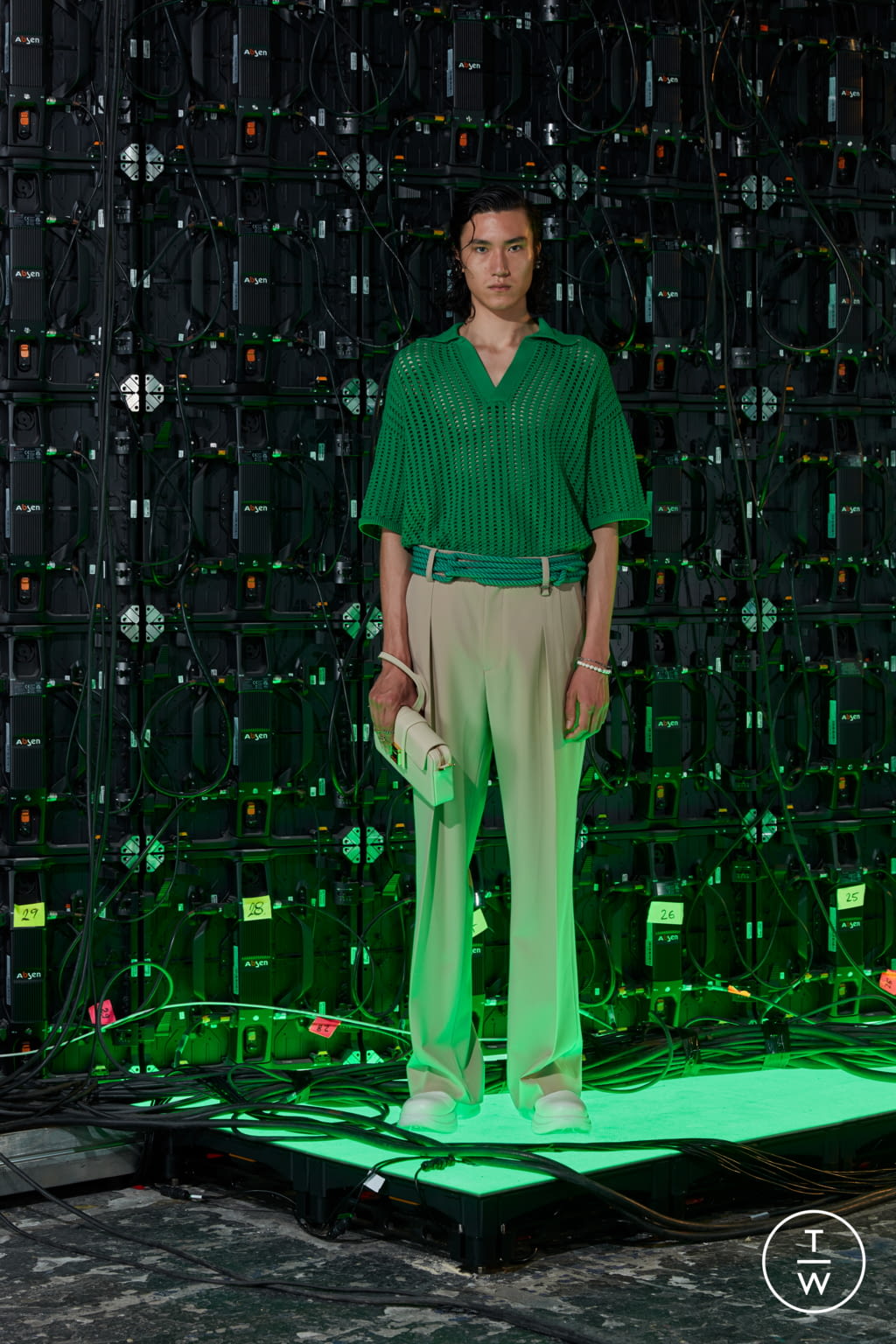Fashion Week Paris Spring/Summer 2022 look 27 from the Wooyoungmi collection menswear