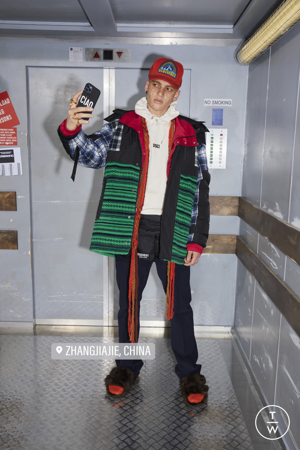 Fashion Week Milan Pre-Fall 2022 look 27 from the Dsquared2 collection 男装
