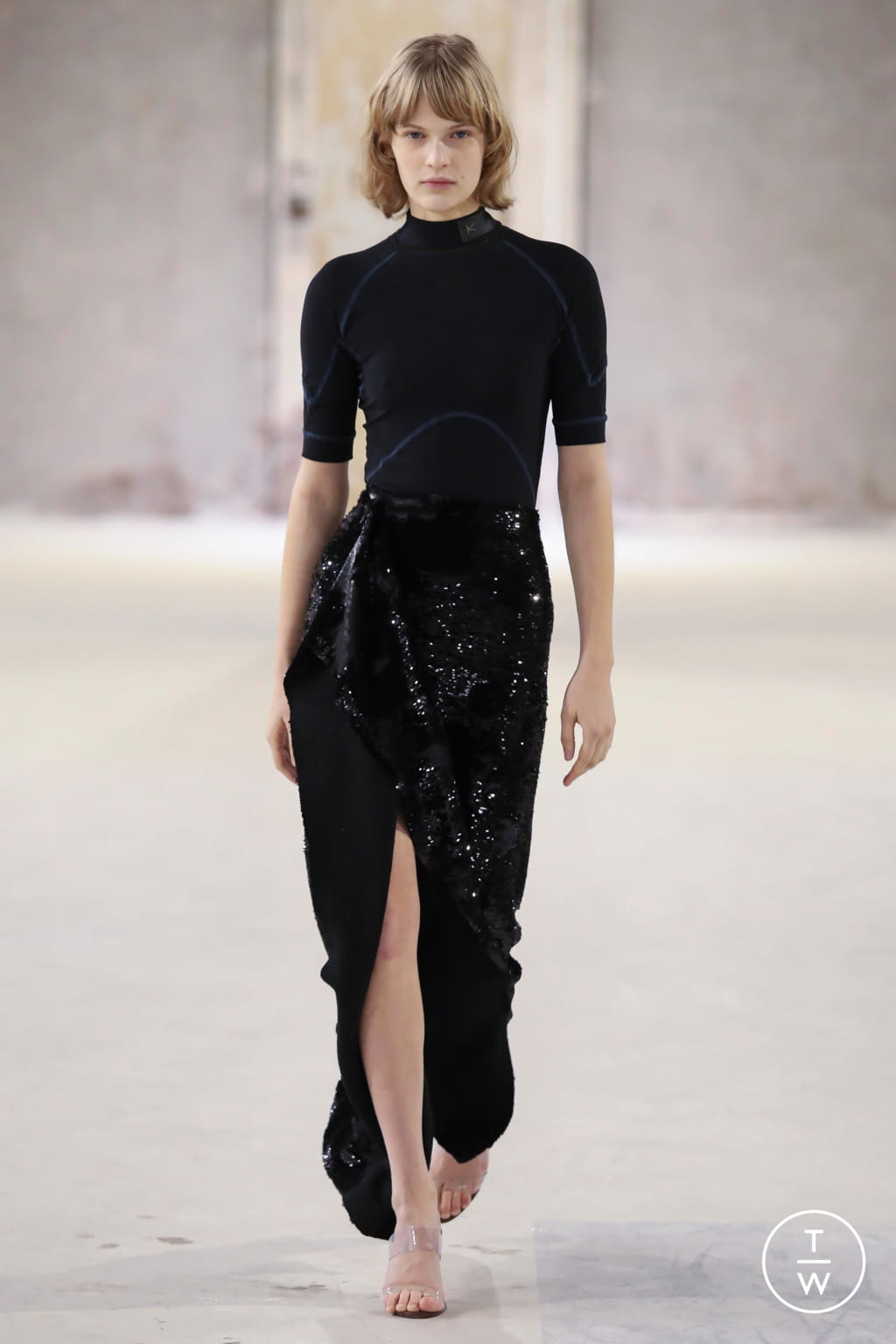 Fashion Week Paris Fall/Winter 2021 look 27 from the Atlein collection 女装
