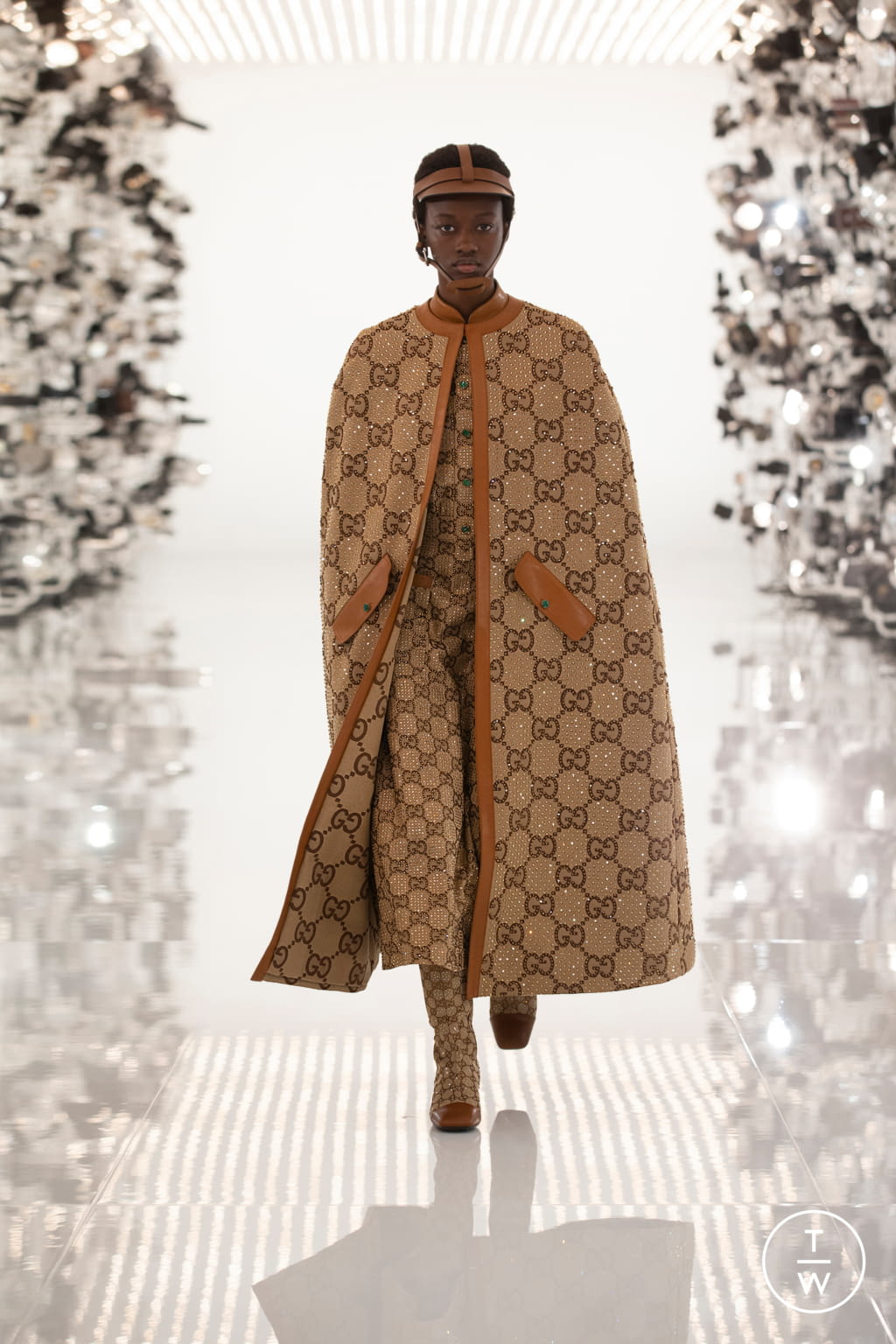 Fashion Week Milan Fall/Winter 2021 look 27 de la collection Gucci womenswear