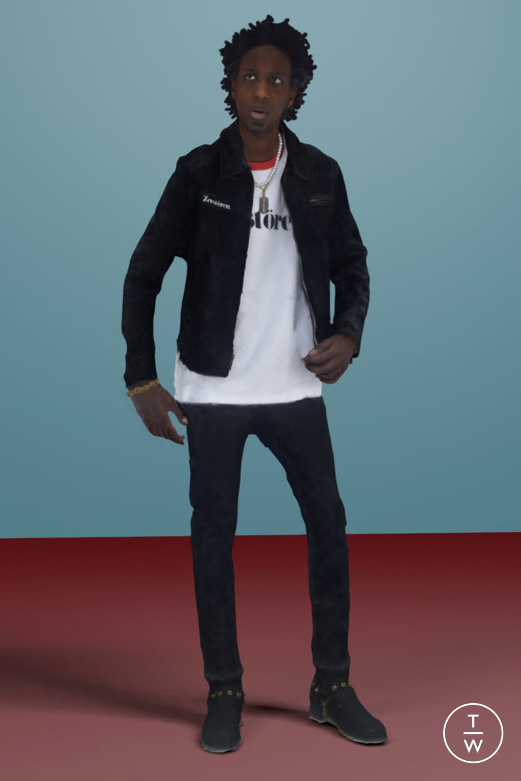 Fashion Week Paris Spring/Summer 2021 look 26 from the Undercover collection menswear