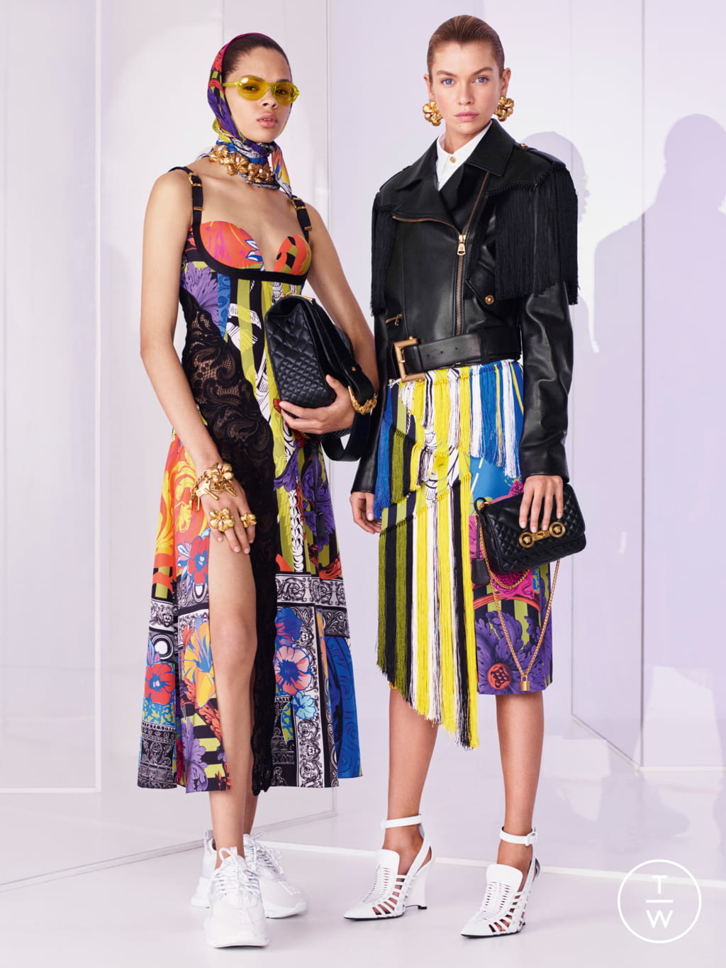 Fashion Week Milan Resort 2019 look 26 from the Versace collection womenswear