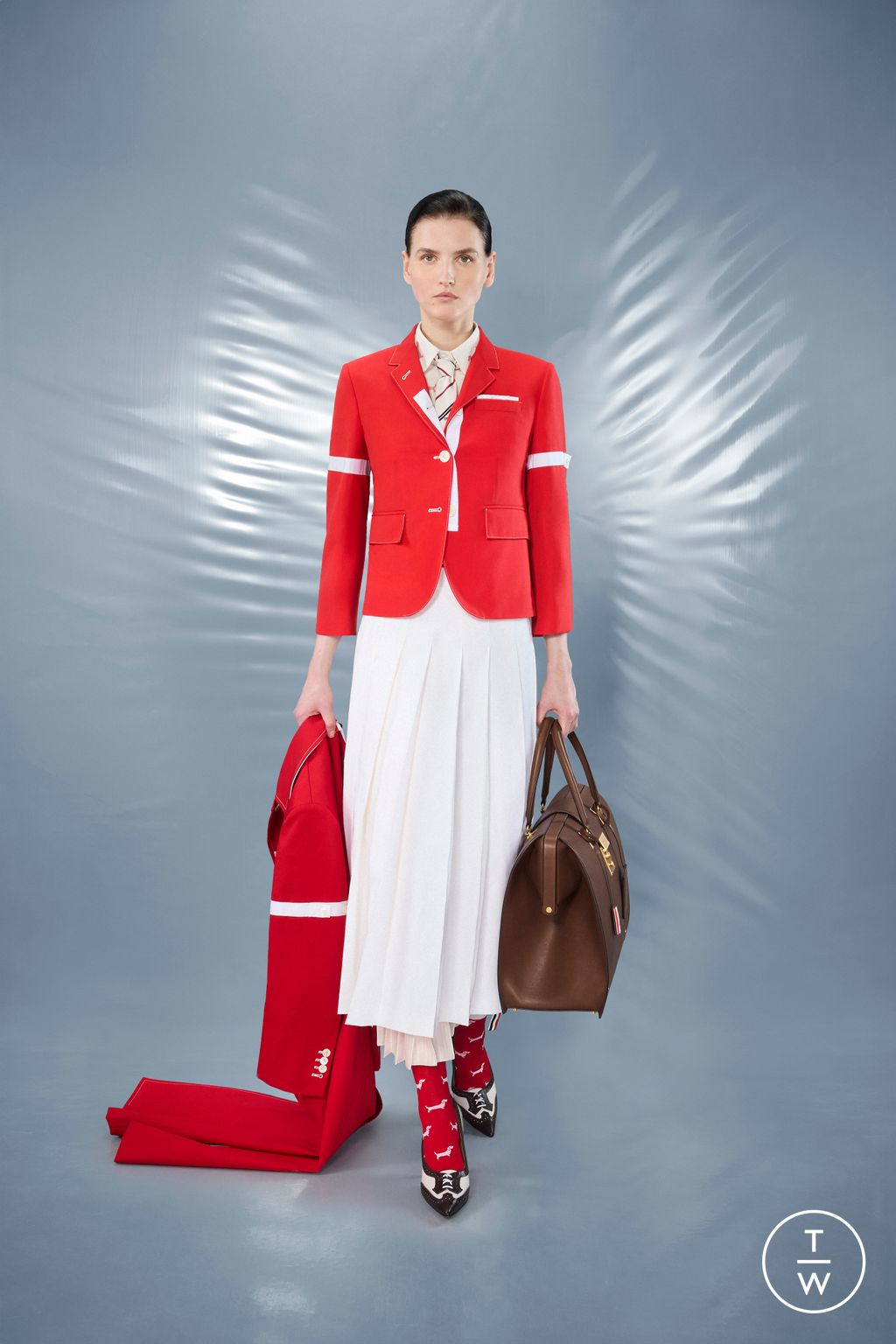 Fashion Week New York Resort 2025 look 28 de la collection Thom Browne womenswear
