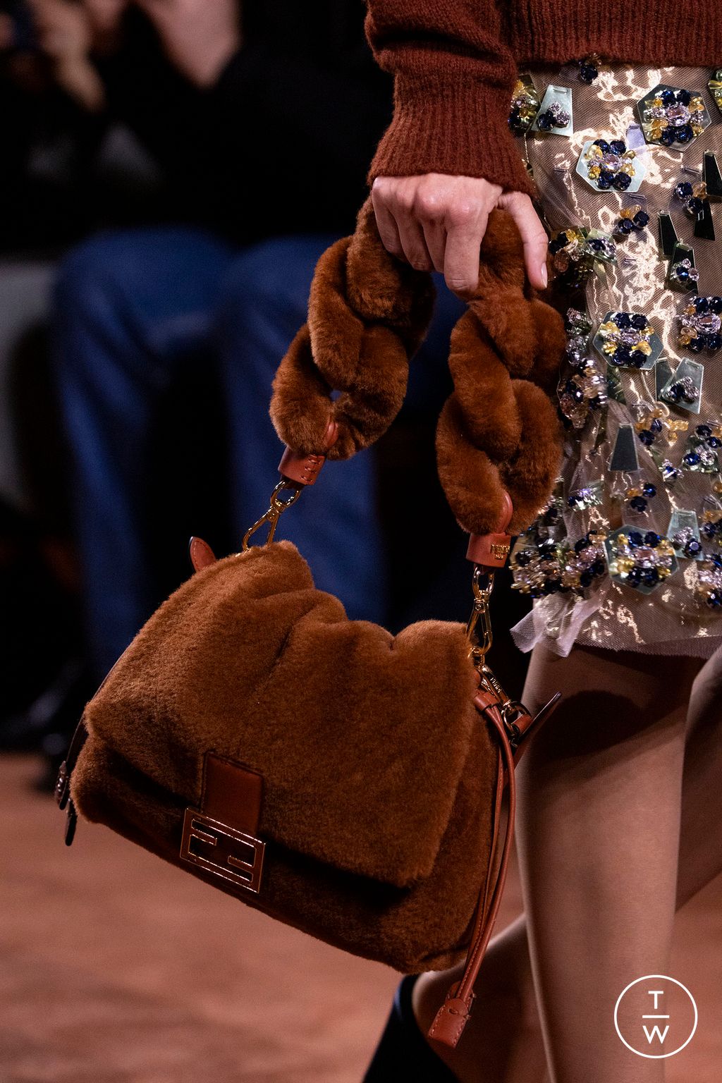 Fashion Week Milan Fall/Winter 2025 look 79 from the Fendi collection womenswear accessories