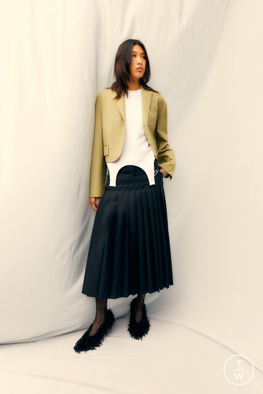 Fashion Week New York Resort 2025 look 11 from the Tibi collection womenswear
