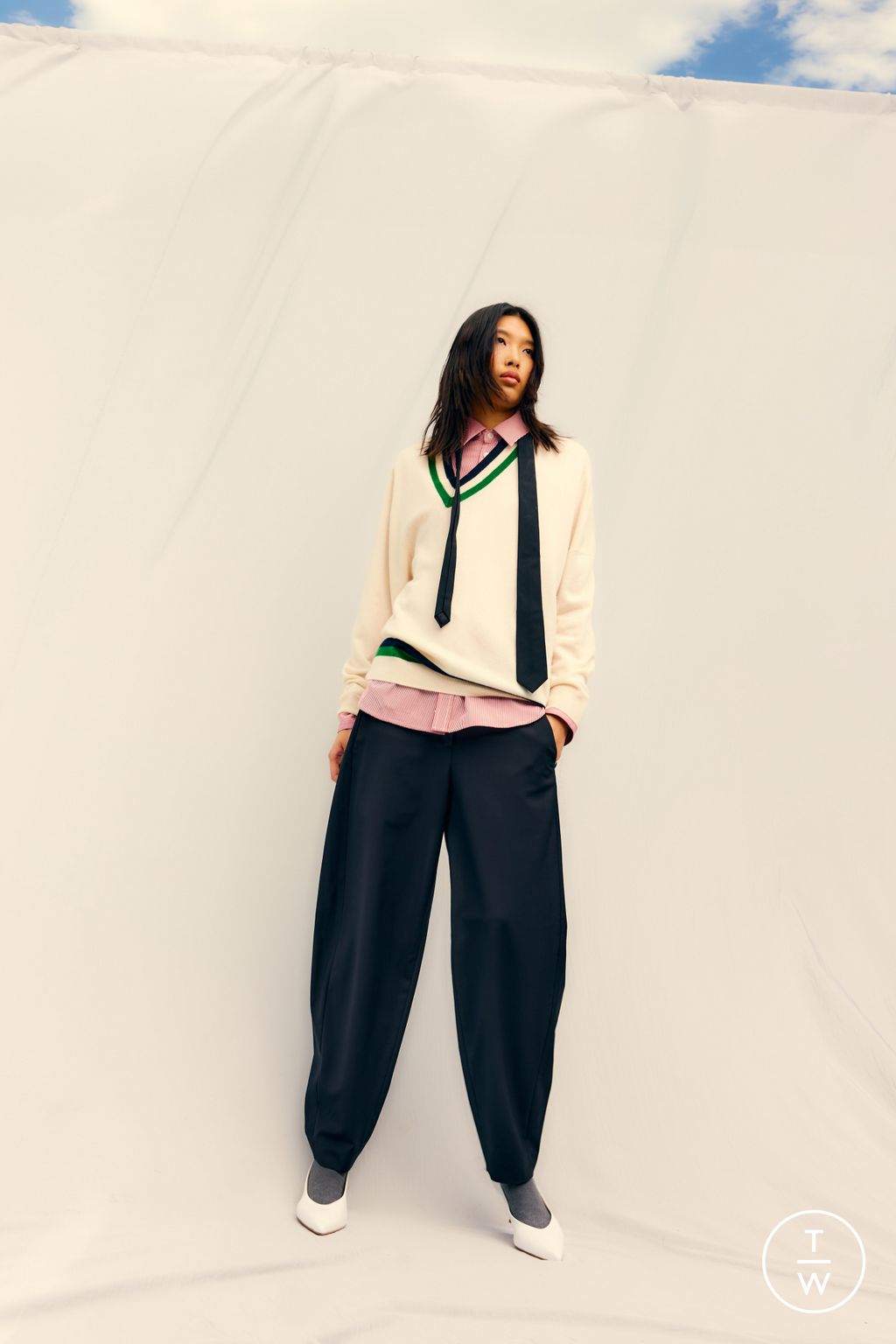 Fashion Week New York Resort 2025 look 15 from the Tibi collection womenswear