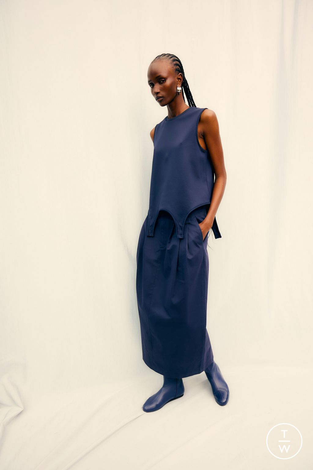 Fashion Week New York Resort 2025 look 17 de la collection Tibi womenswear