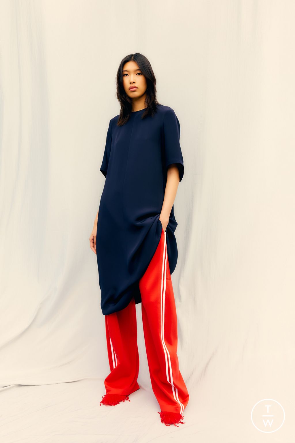 Fashion Week New York Resort 2025 look 20 de la collection Tibi womenswear