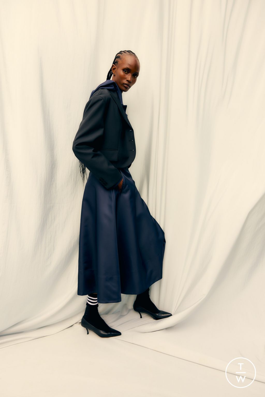 Fashion Week New York Resort 2025 look 21 from the Tibi collection womenswear
