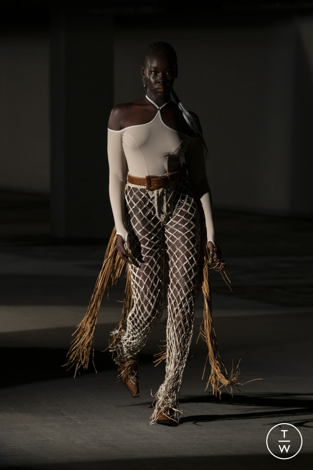 Fashion Week London Spring/Summer 2022 look 28 from the KNWLS collection womenswear