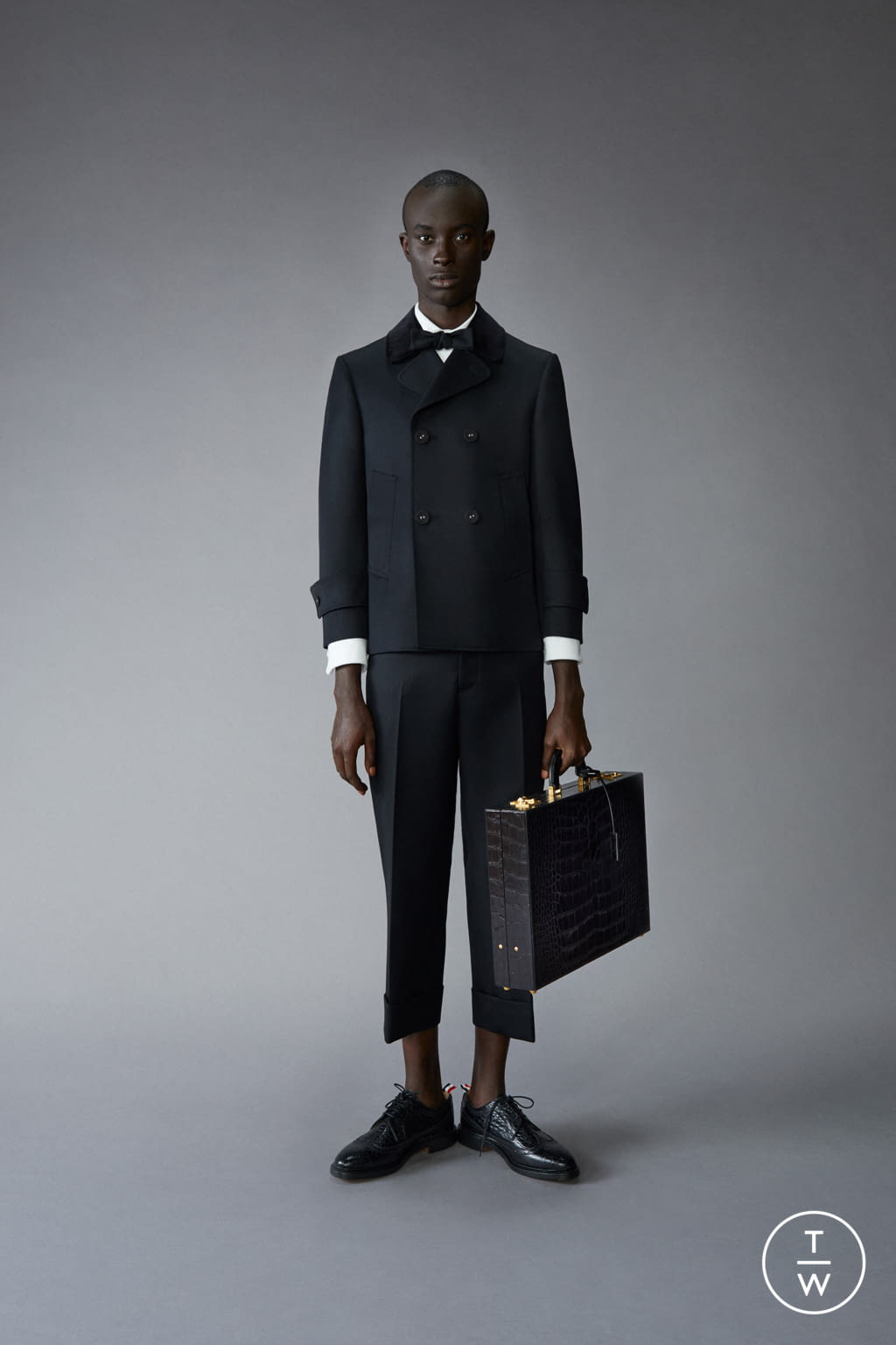 Fashion Week Paris Pre-Fall 2021 look 28 from the Thom Browne collection menswear