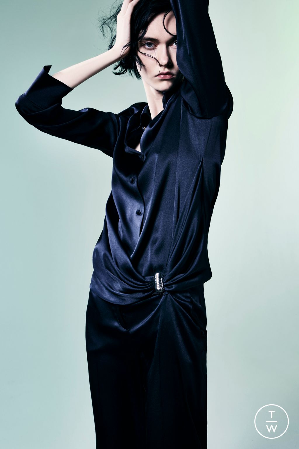 Fashion Week Milan Resort 2025 look 28 from the Alberta Ferretti collection 女装