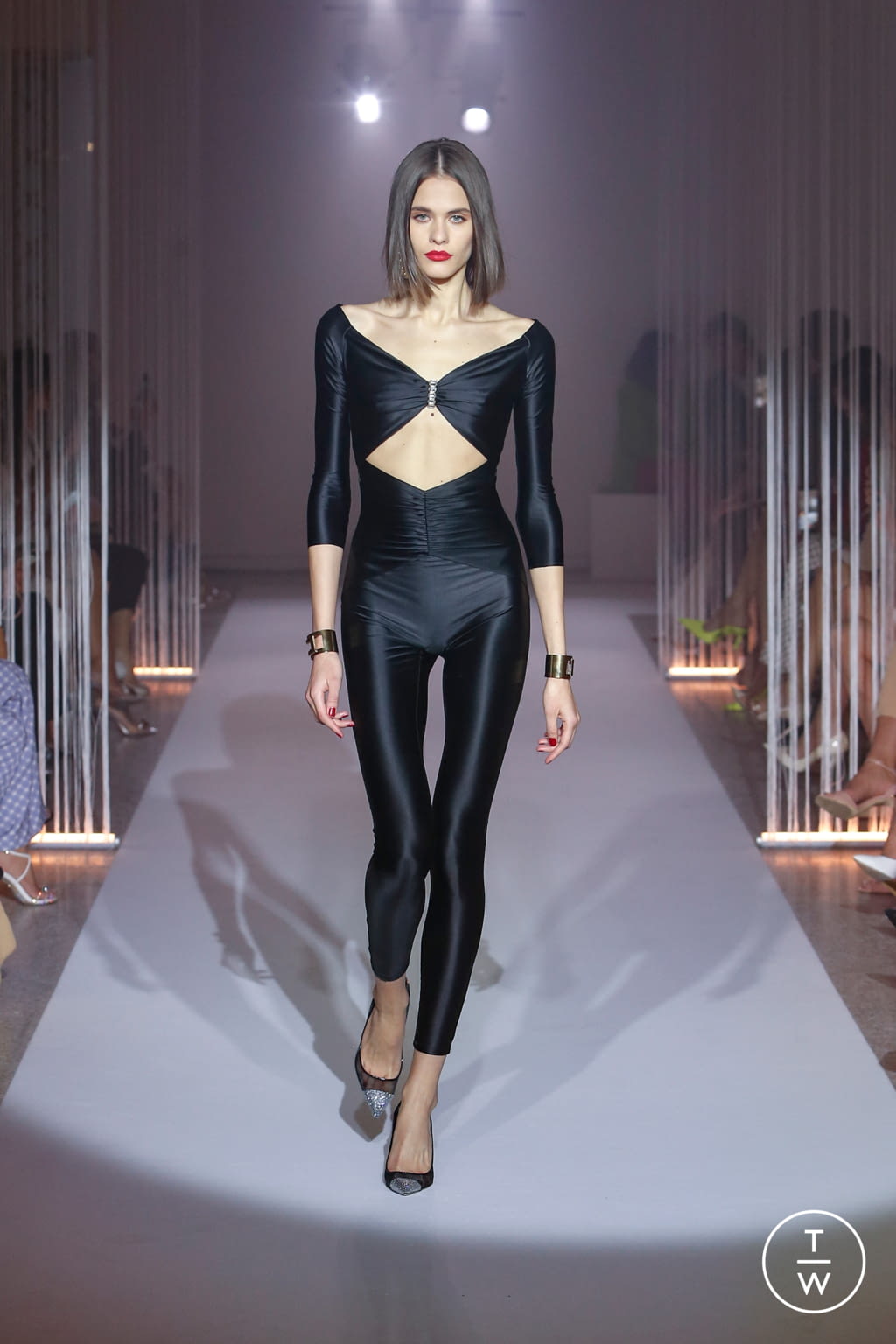 Fashion Week Milan Fall/Winter 2022 look 28 from the Elisabetta Franchi collection womenswear