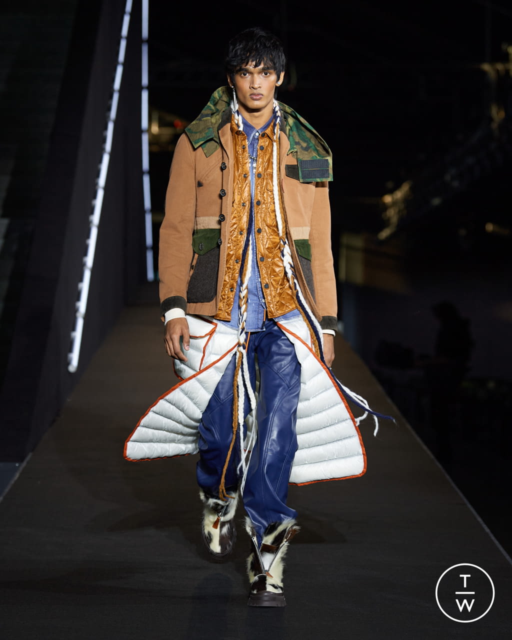 Fashion Week Milan Fall/Winter 2022 look 28 from the Dsquared2 collection 男装