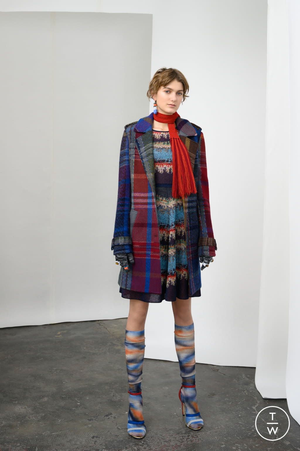 Fashion Week Milan Pre-Fall 2019 look 28 from the Missoni collection 女装