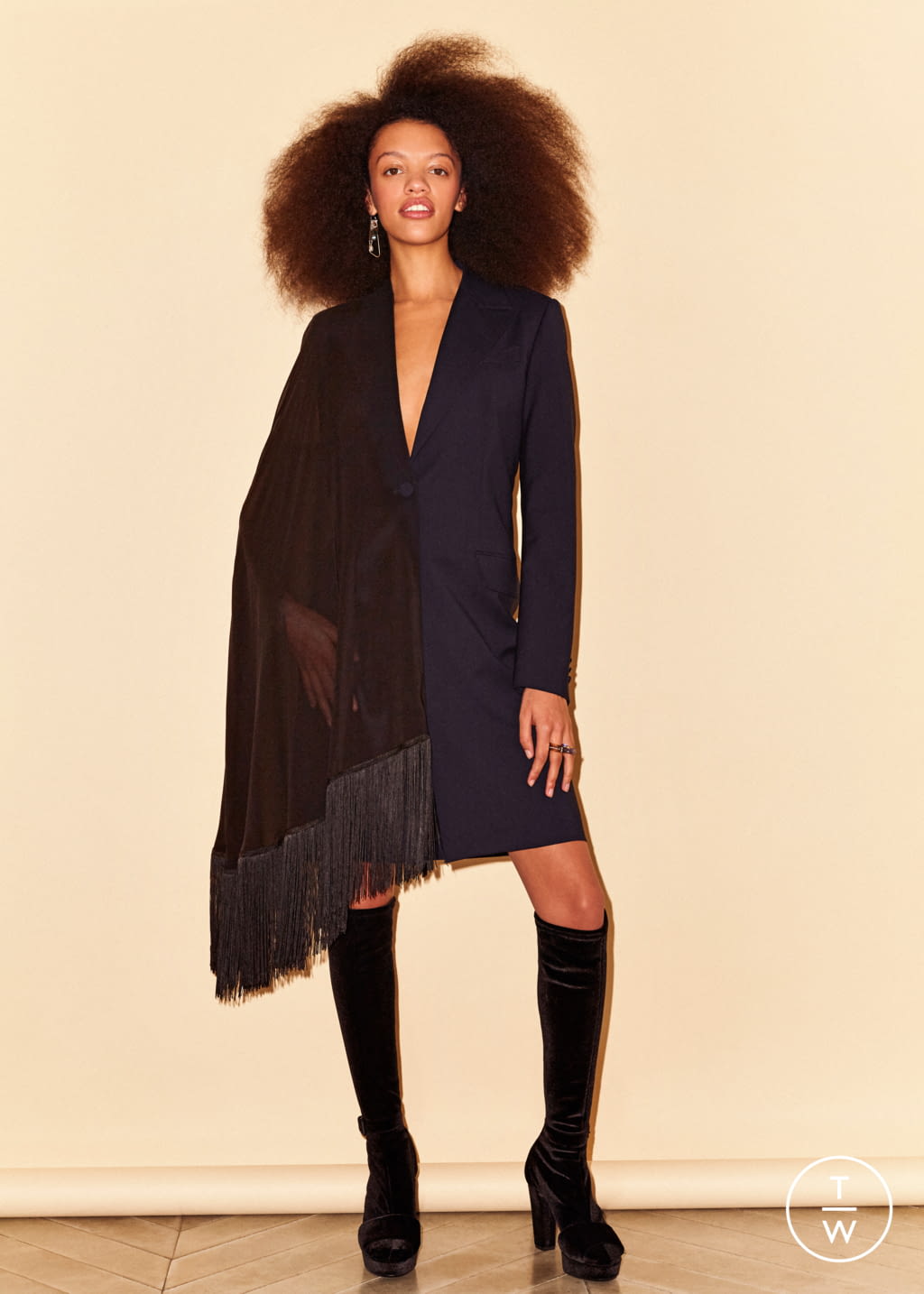 Fashion Week Paris Pre-Fall 2019 look 28 from the Sonia Rykiel collection womenswear