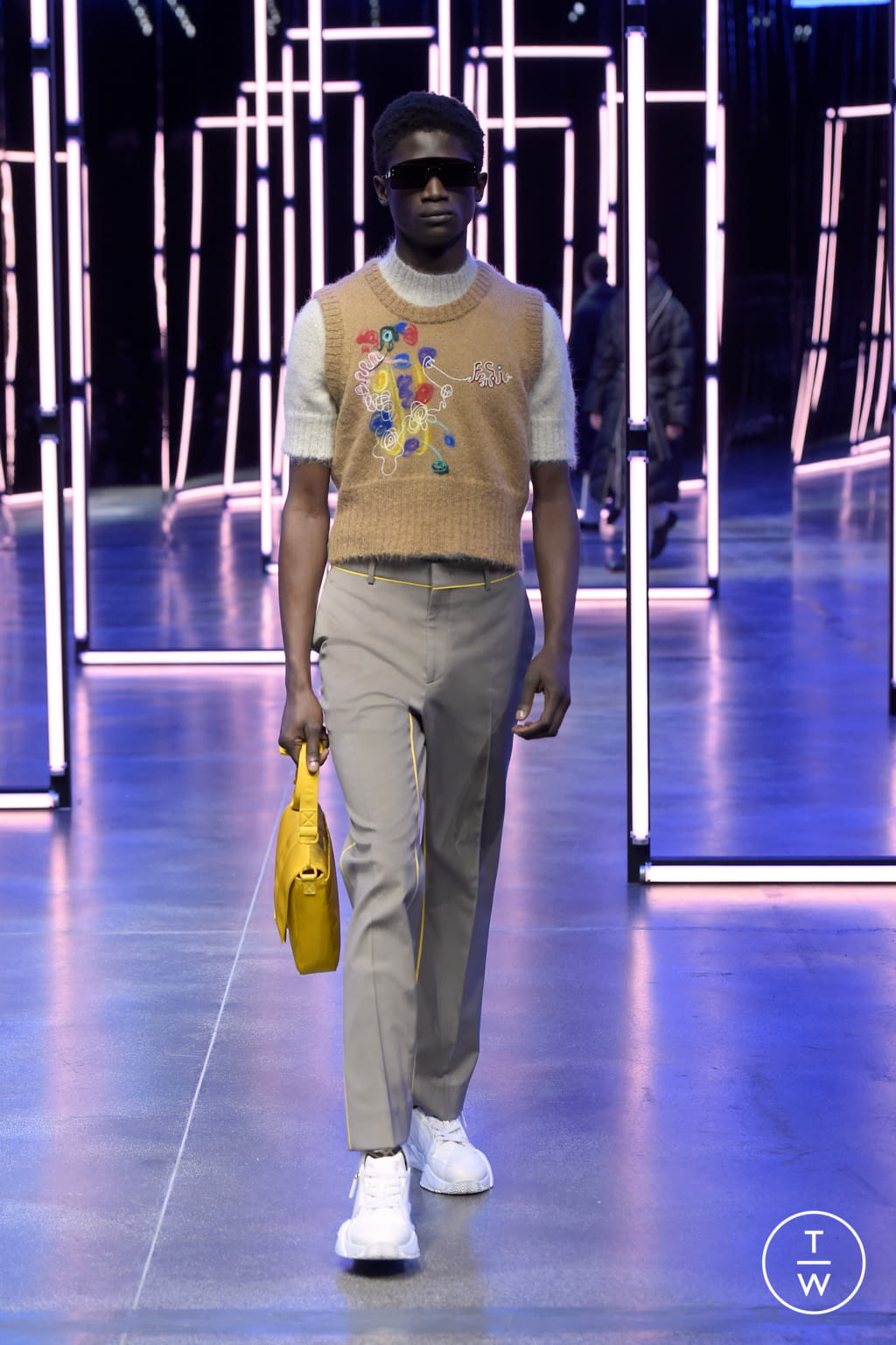 Fashion Week Milan Fall/Winter 2021 look 28 from the Fendi collection menswear