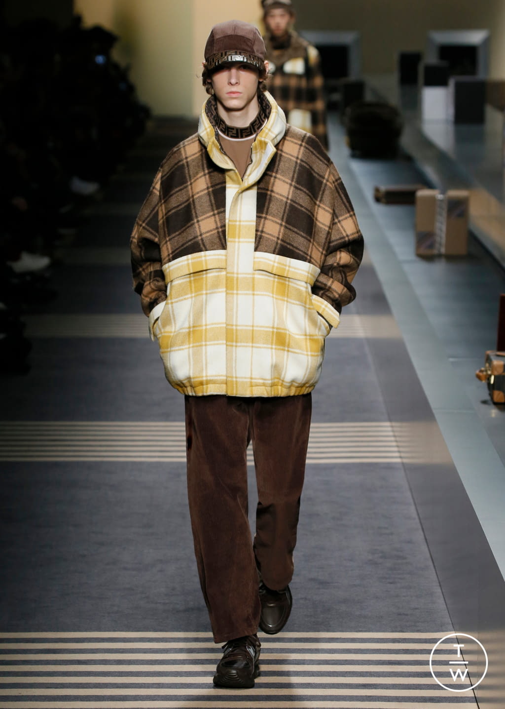Fashion Week Milan Fall/Winter 2018 look 28 from the Fendi collection menswear