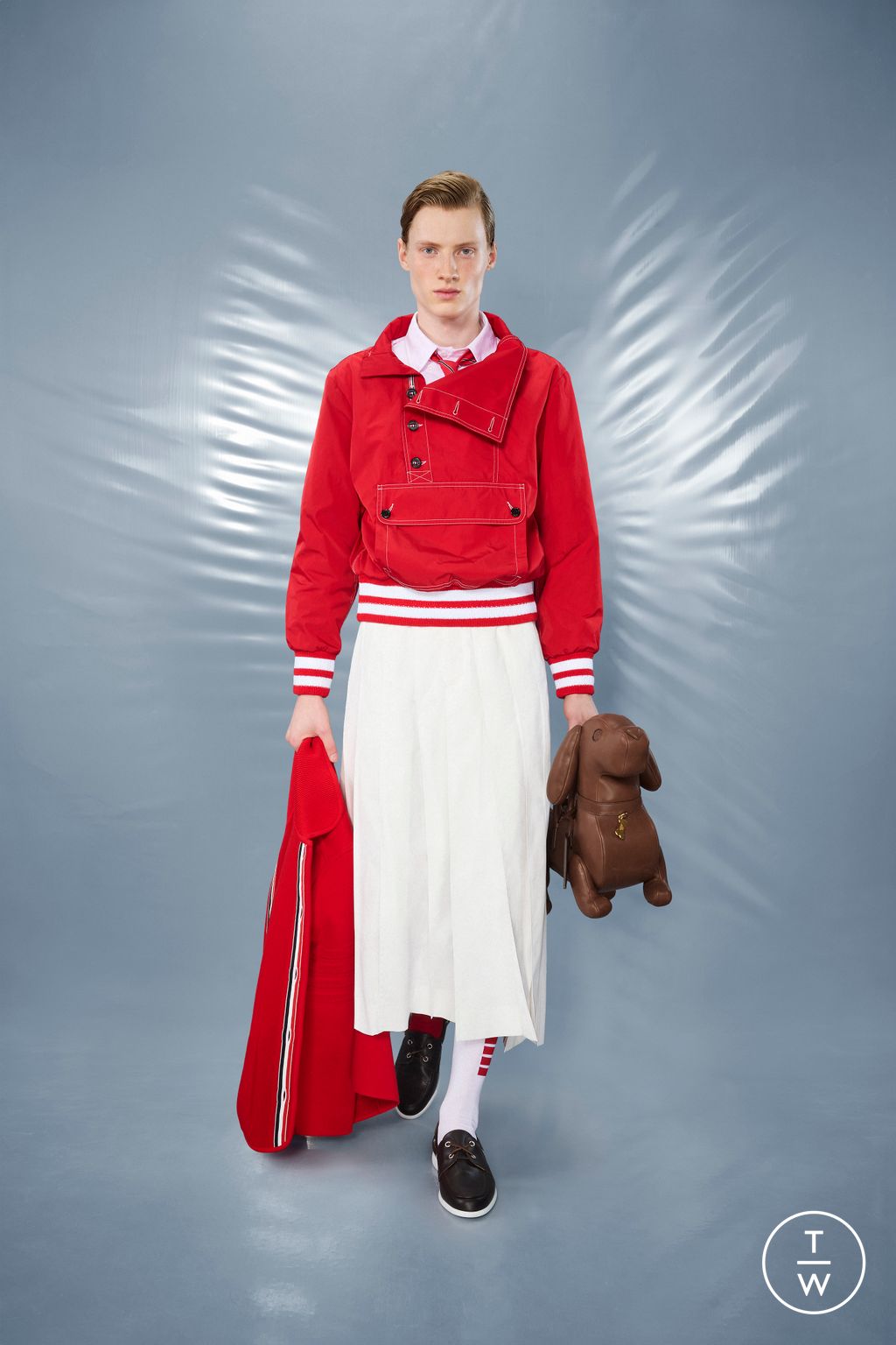 Fashion Week New York Resort 2025 look 30 from the Thom Browne collection 男装