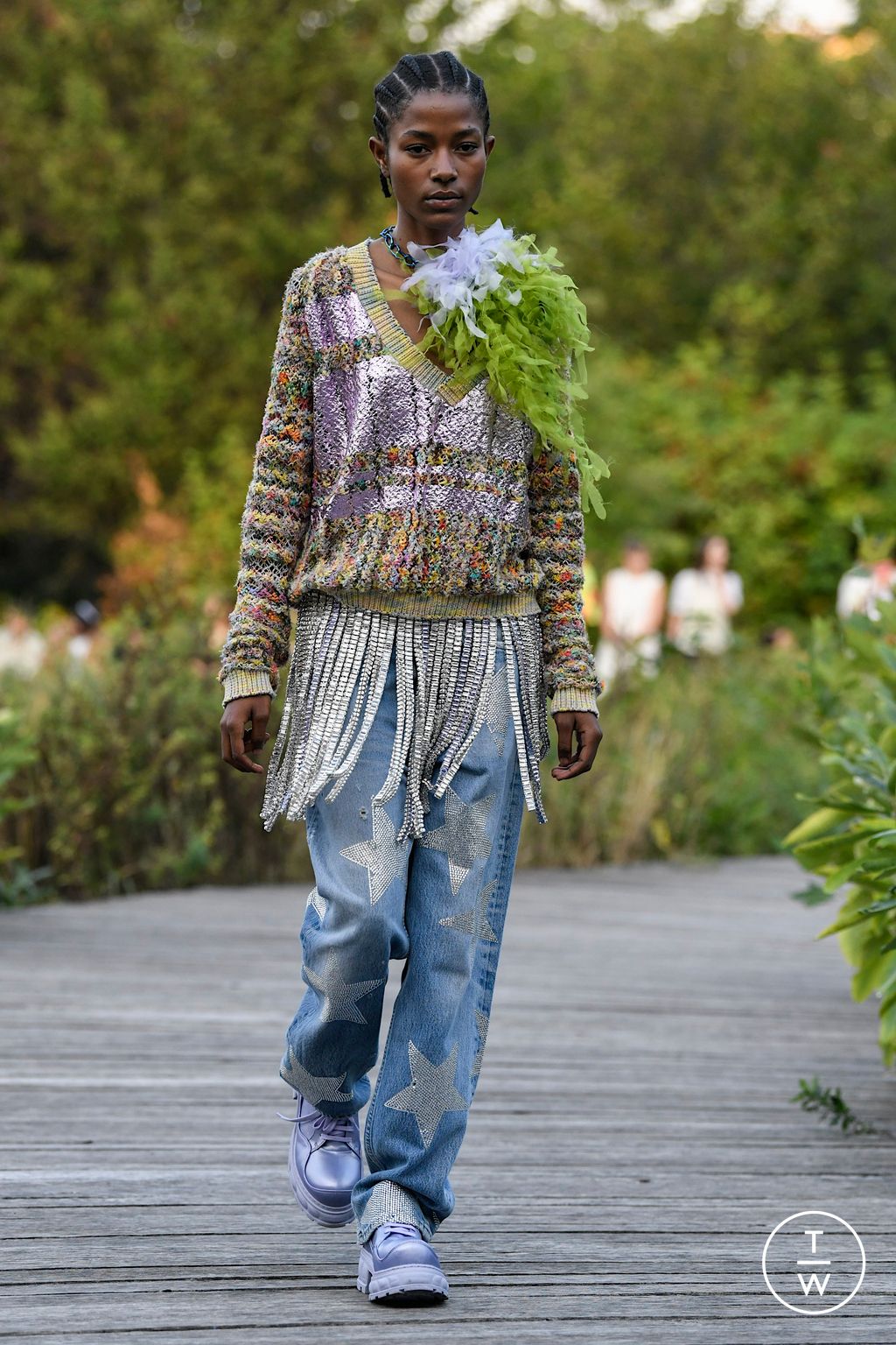 Fashion Week New York Spring/Summer 2023 look 19 from the Collina Strada collection womenswear