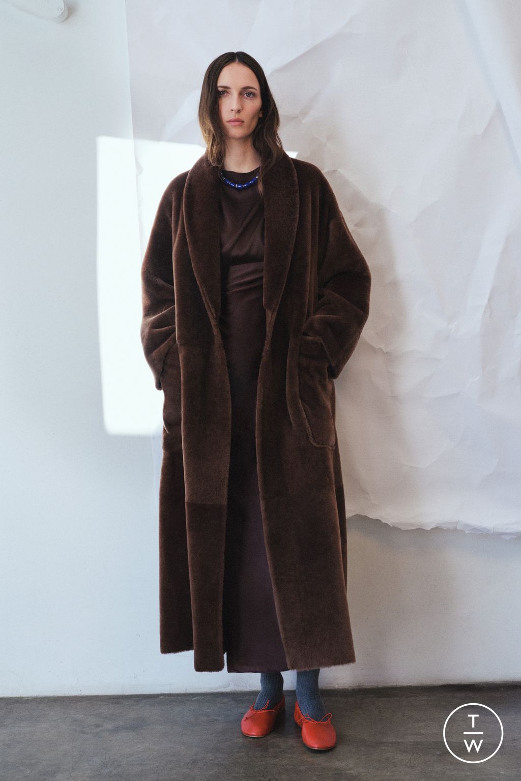 Fashion Week New York Pre-Fall 2026 look 21 from the TWP collection womenswear