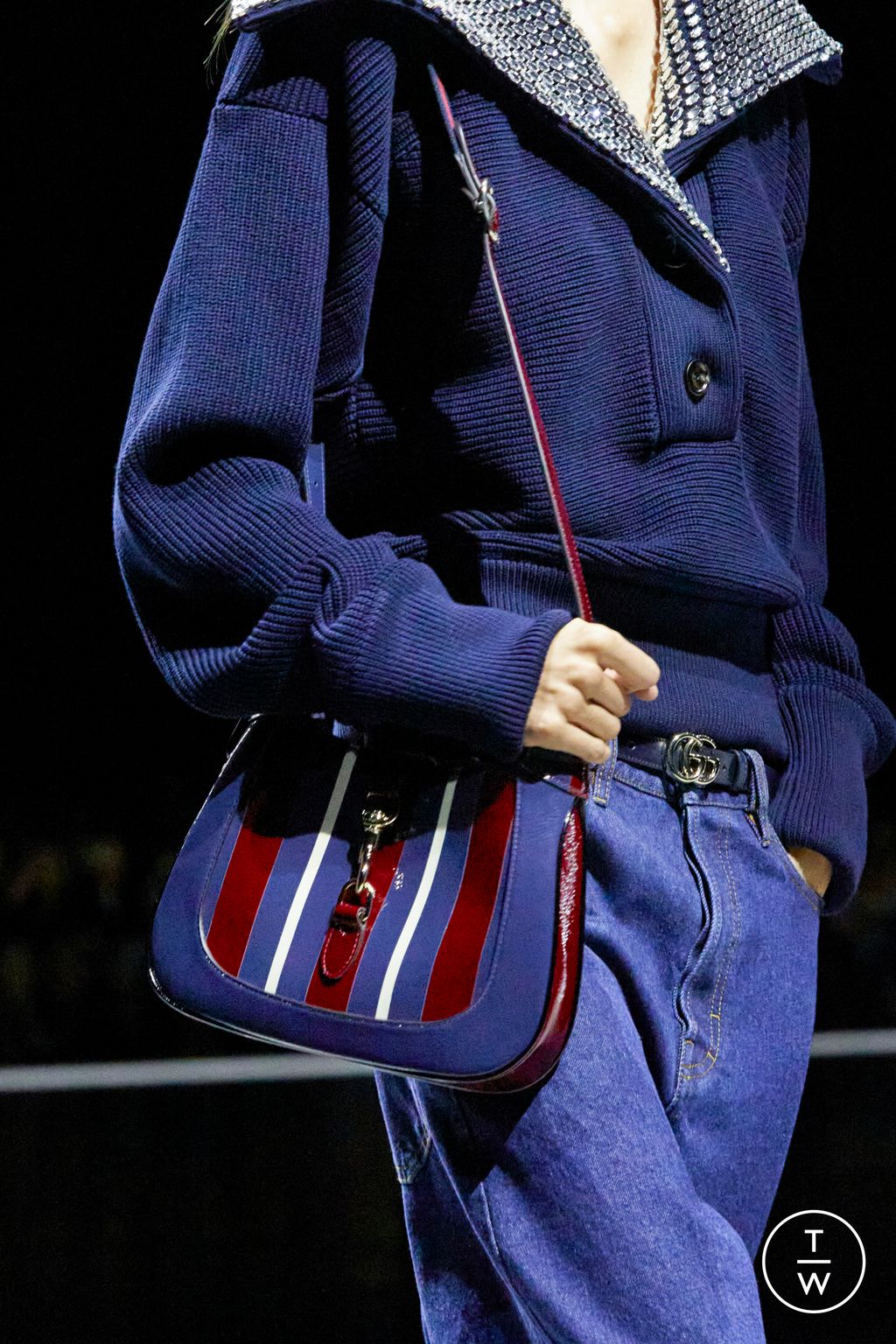 Fashion Week Milan Spring/Summer 2024 look 23 from the Gucci collection womenswear accessories