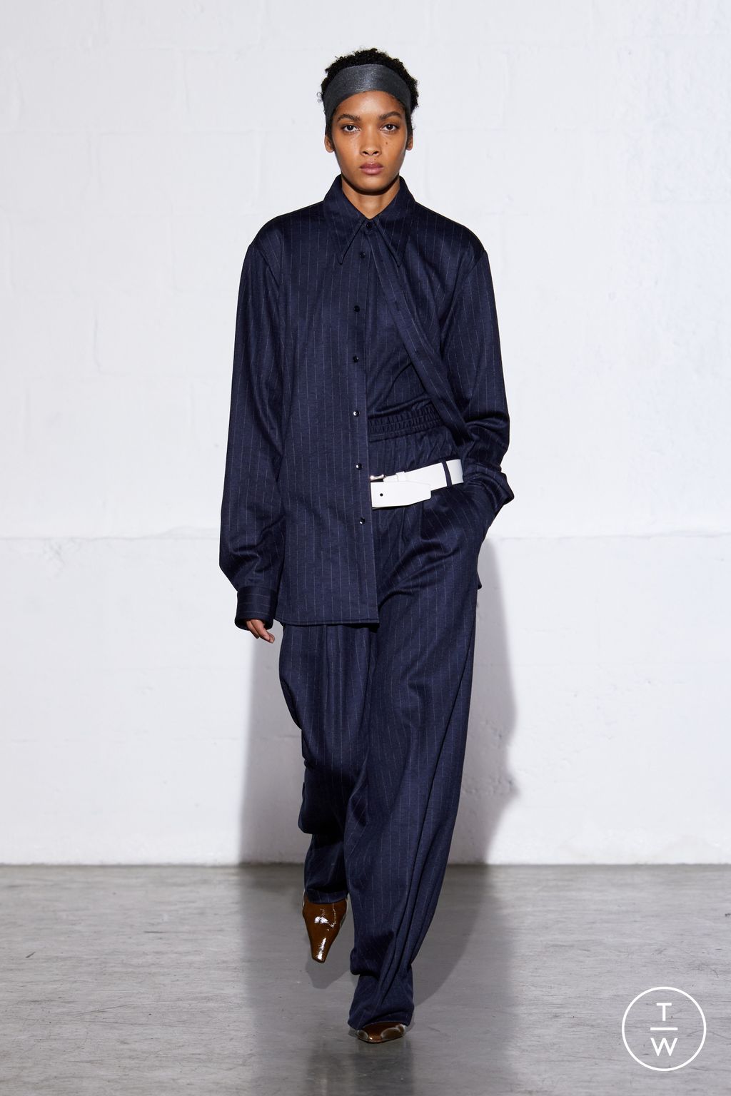 Fashion Week New York Fall/Winter 2024 look 28 from the Tibi collection womenswear