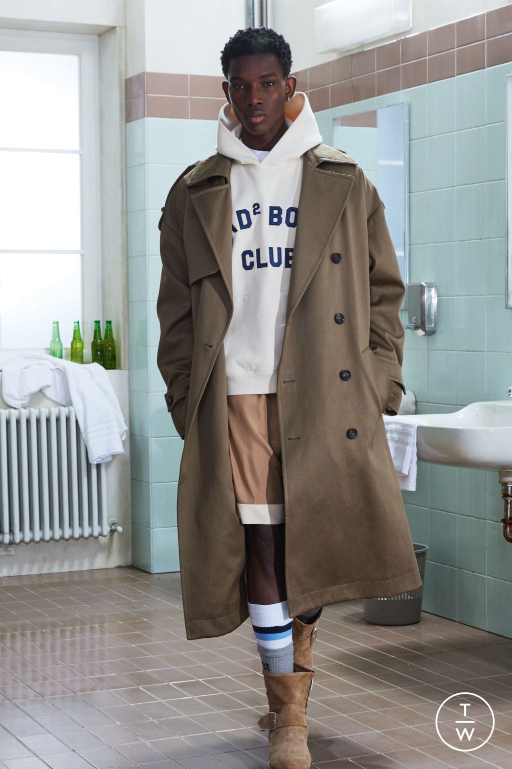 Fashion Week Milan Resort 2026 look 29 from the Dsquared2 collection menswear