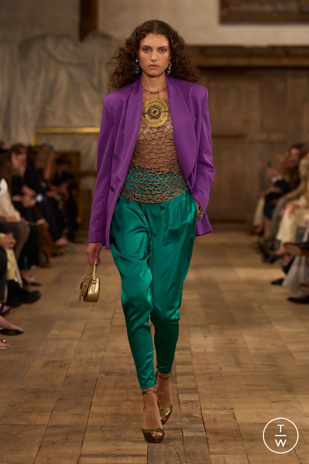 Fashion Week New York Spring/Summer 2024 look 29 from the Ralph Lauren collection 女装