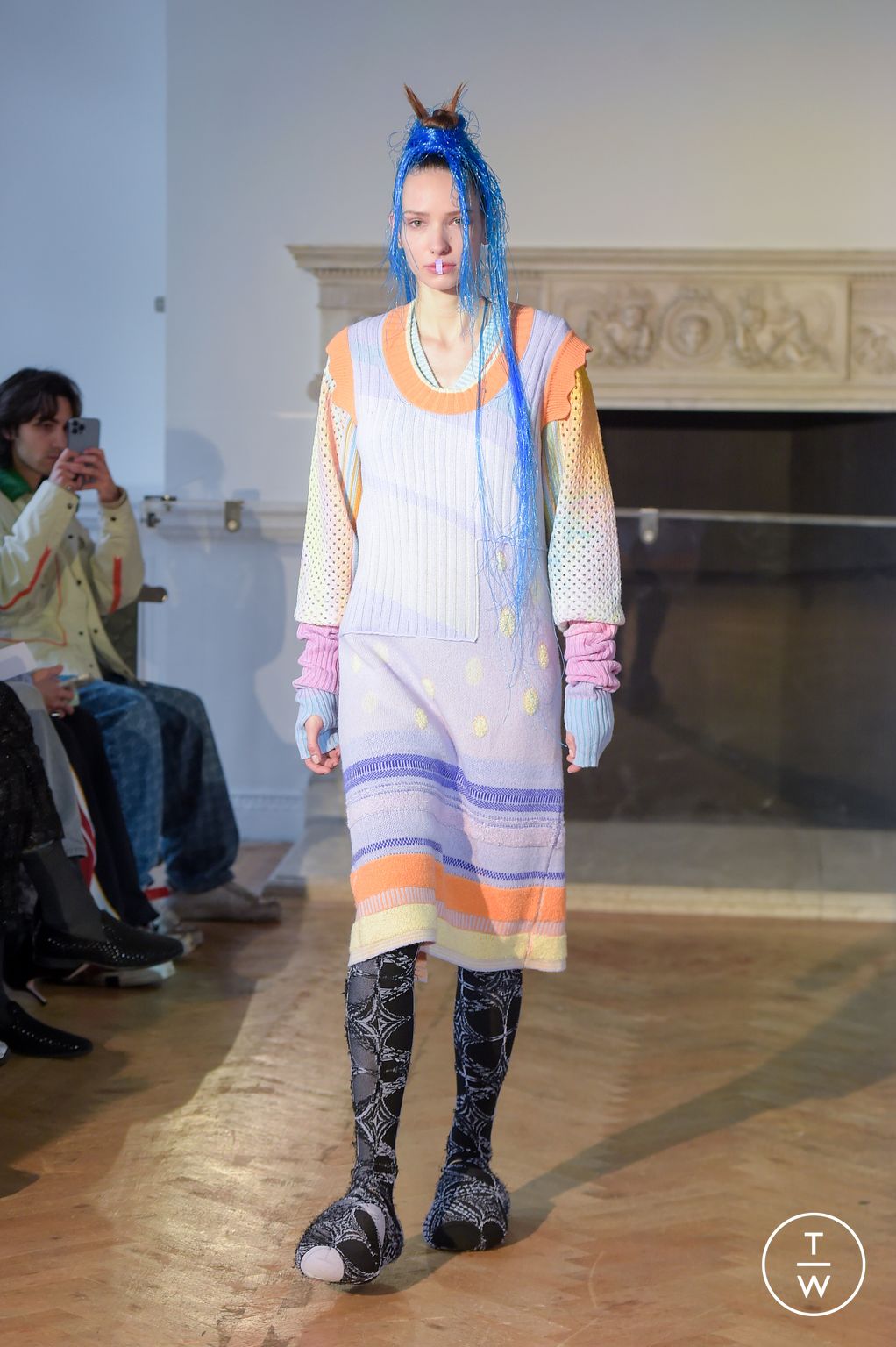 Fashion Week London Fall/Winter 2023 look 29 from the Chau Rising collection womenswear