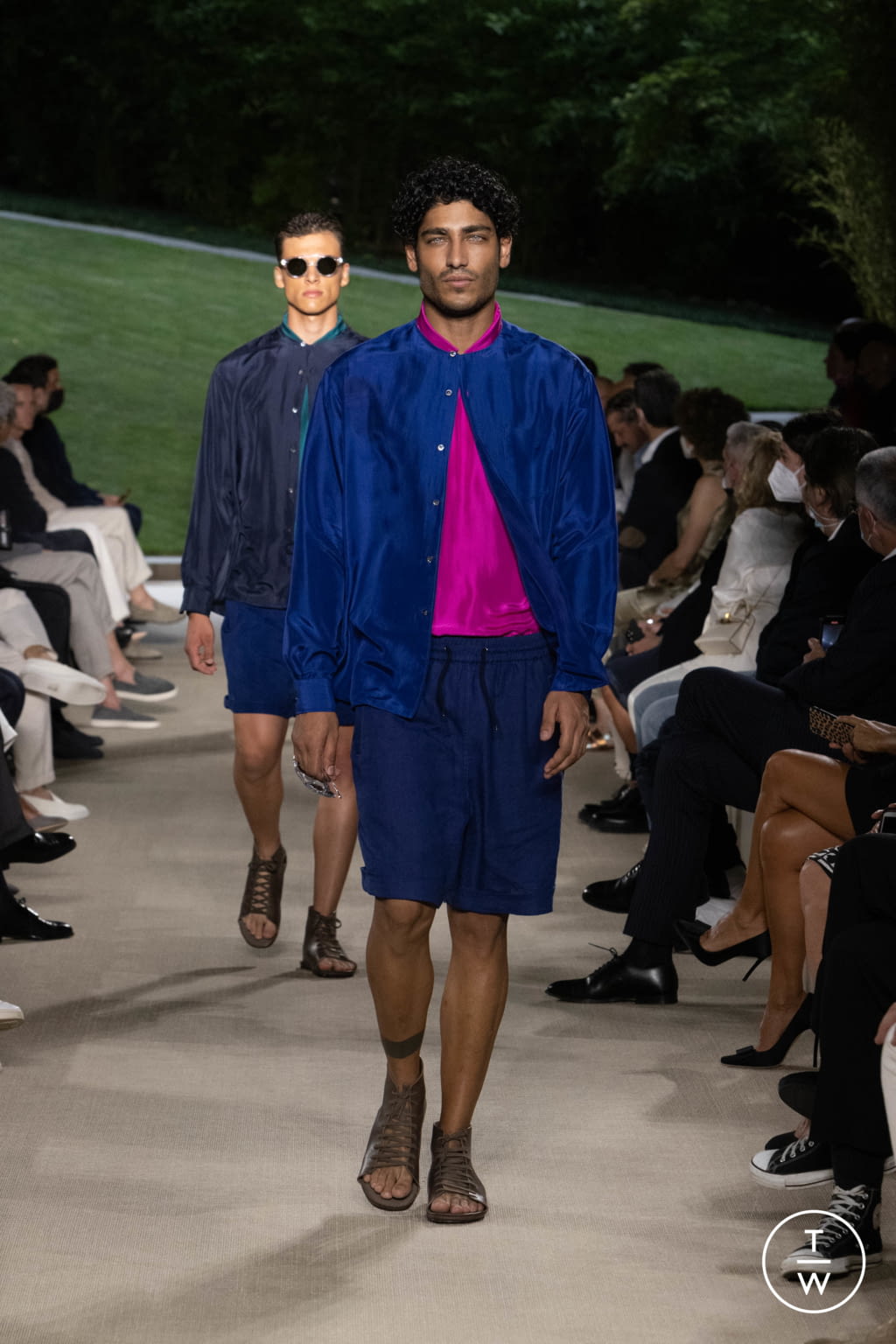 Fashion Week Milan Spring/Summer 2022 look 29 from the Giorgio Armani collection menswear