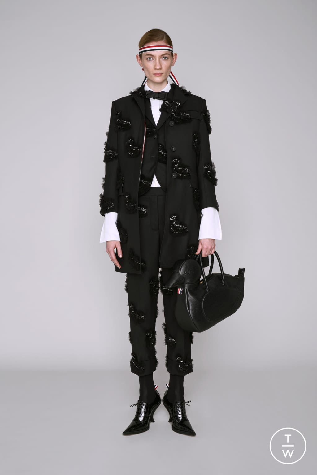 Fashion Week Paris Pre-Fall 2019 look 29 from the Thom Browne collection womenswear