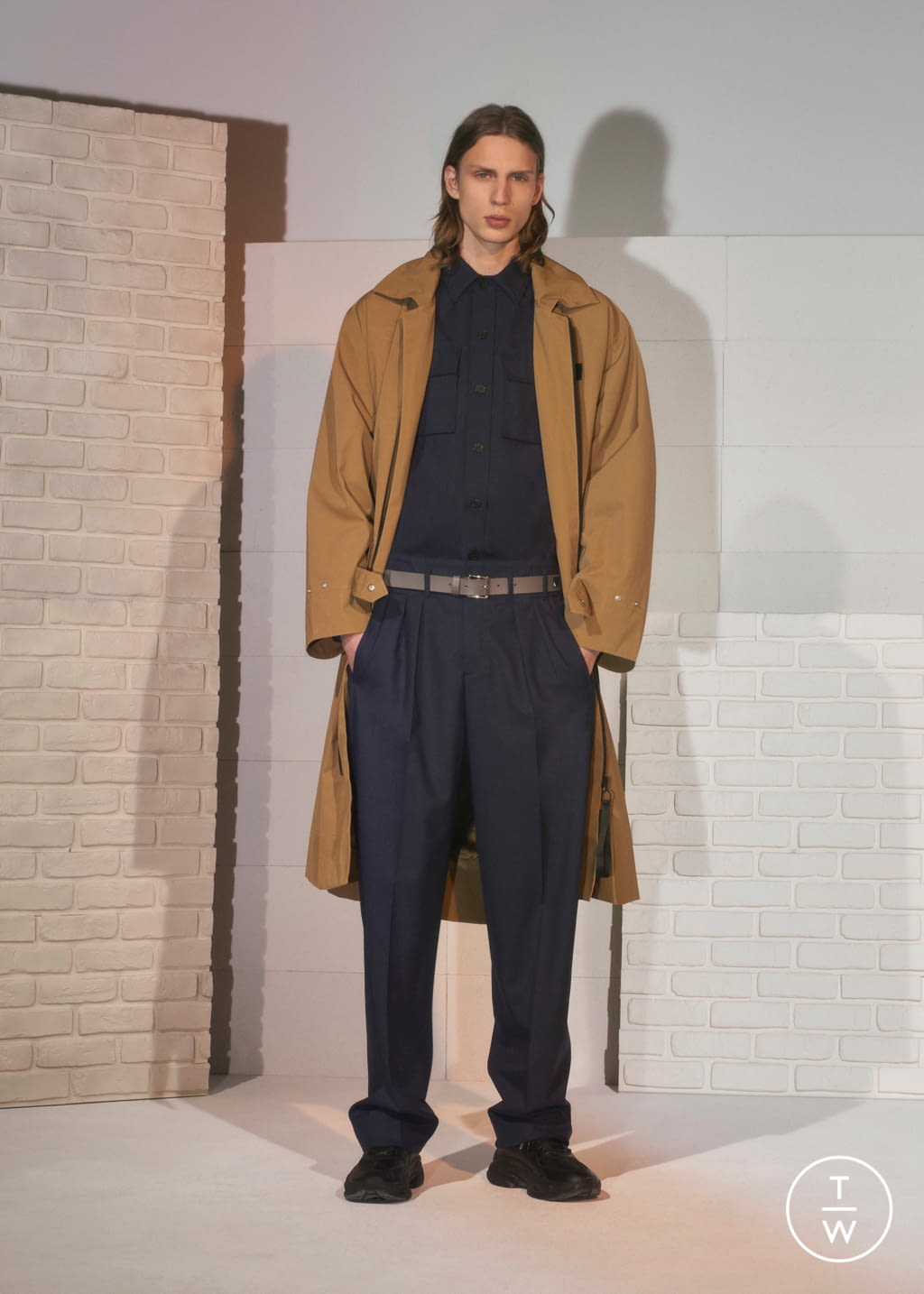 Fashion Week Paris Fall/Winter 2019 look 29 from the Maison Kitsuné collection 男装