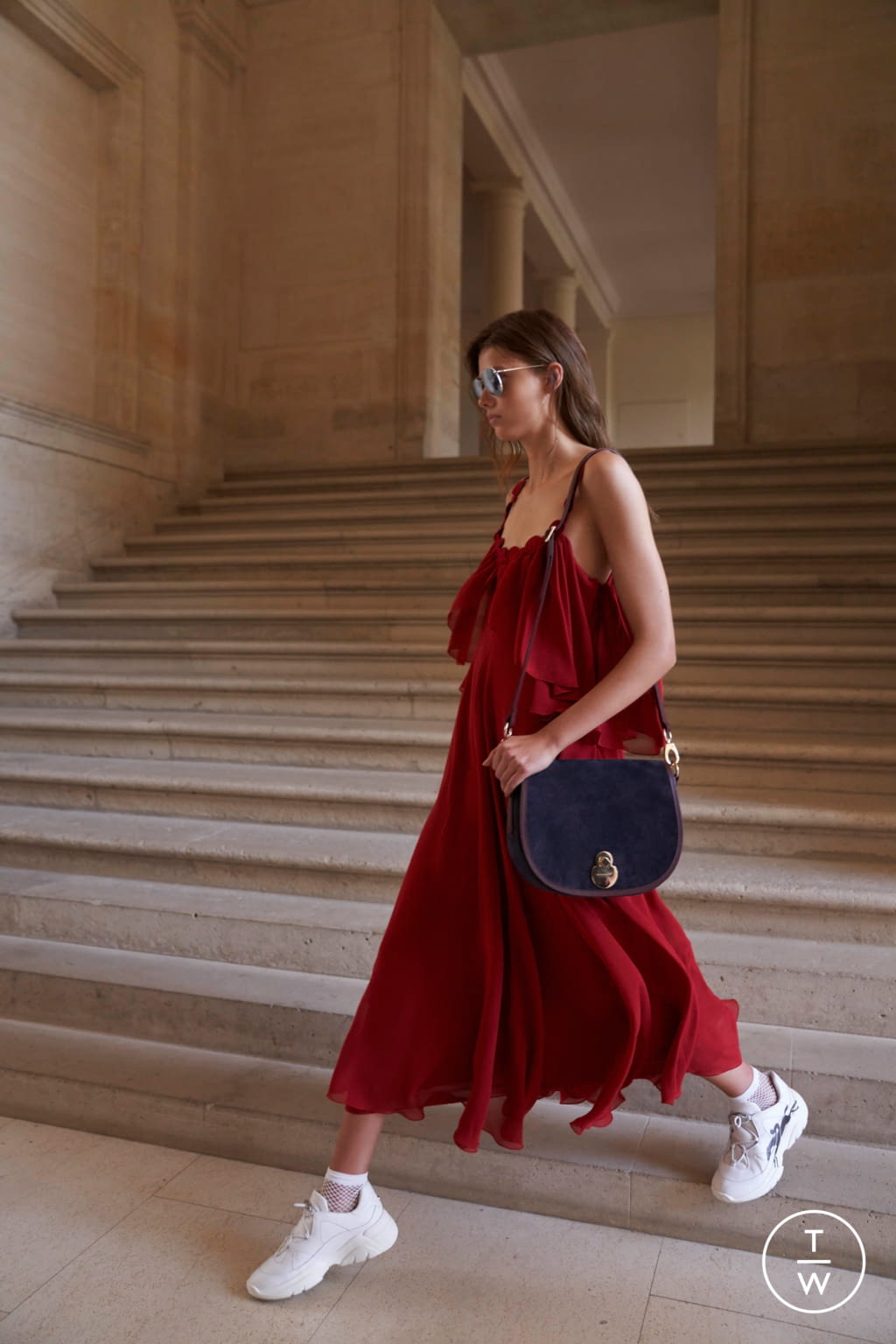 Fashion Week New York Spring/Summer 2021 look 29 from the Longchamp collection 女装