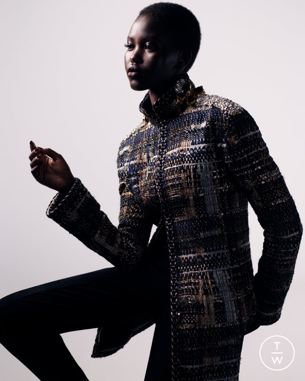 Fashion Week Paris Fall/Winter 2020 look 29 from the Chanel collection couture