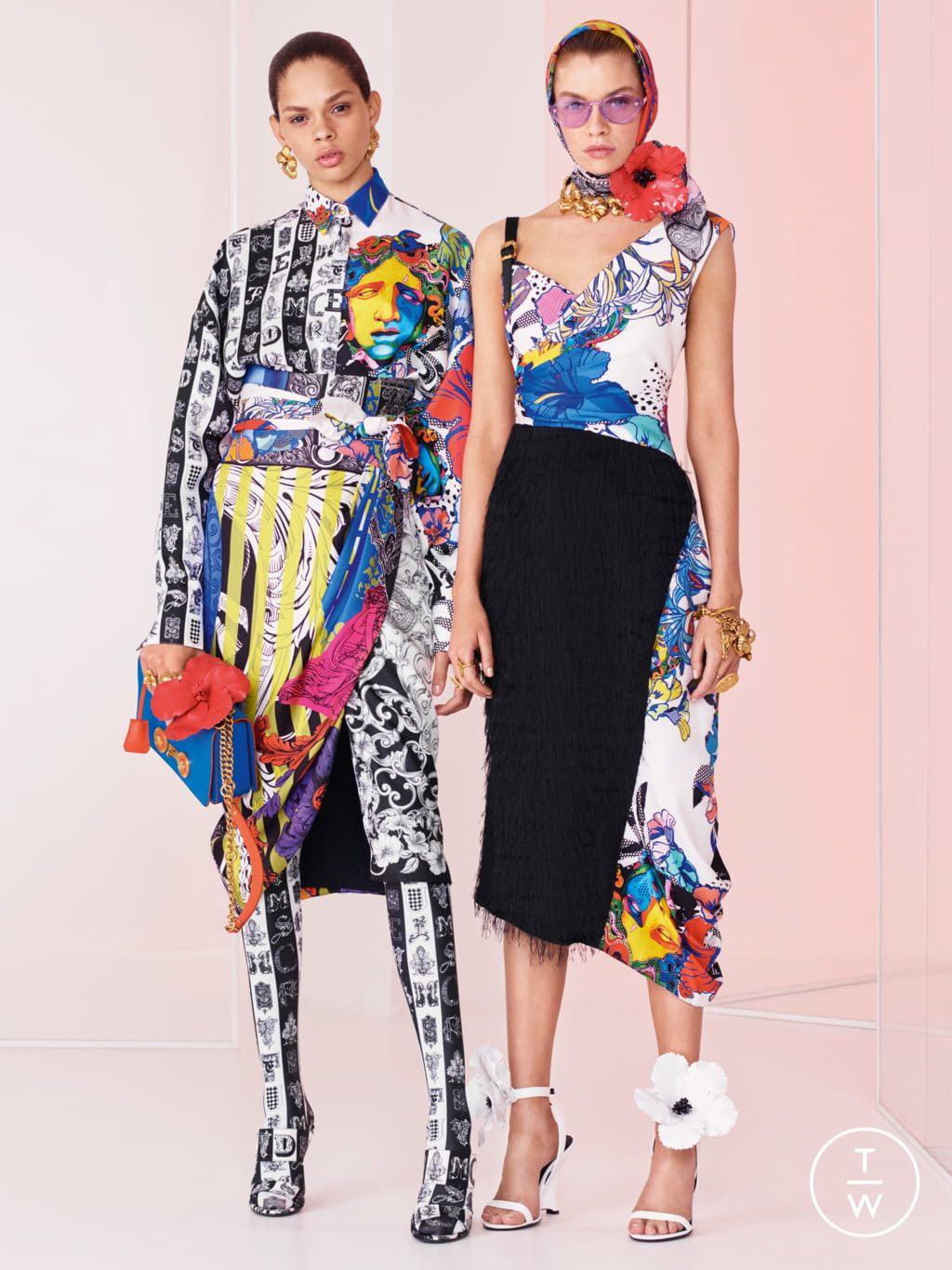 Fashion Week Milan Resort 2019 look 29 de la collection Versace womenswear