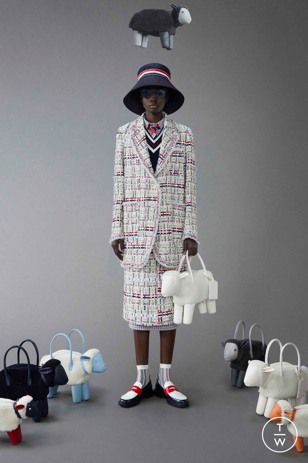 Fashion Week New York Resort 2024 look 29 from the Thom Browne collection womenswear