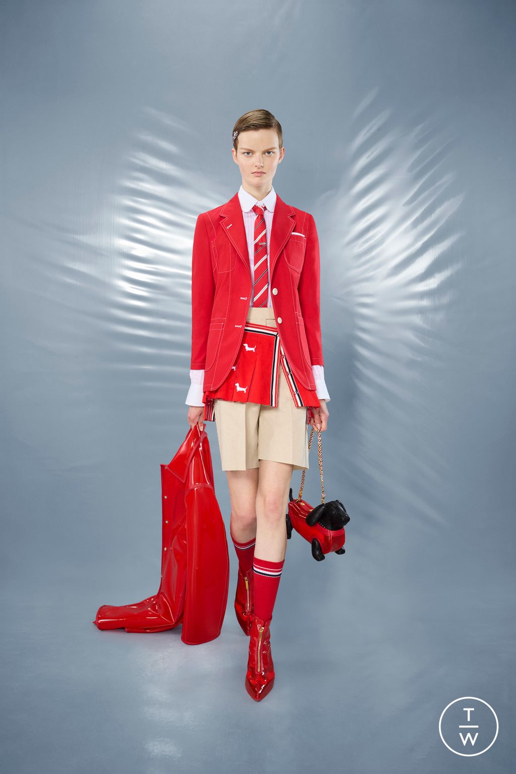 Fashion Week New York Resort 2025 look 30 de la collection Thom Browne womenswear