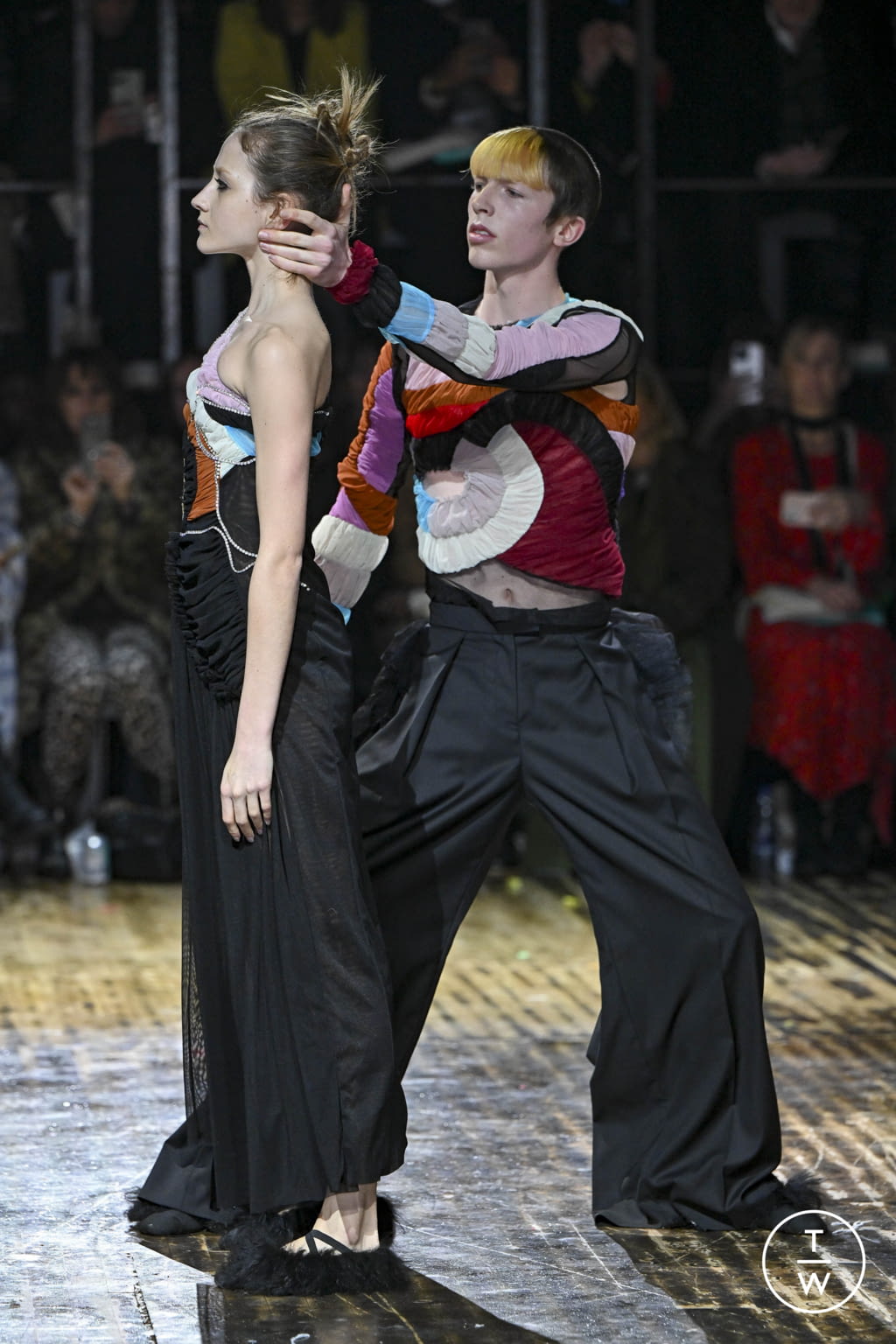 Fashion Week London Fall/Winter 2022 look 28 from the Preen by Thornton Bregazzi collection womenswear
