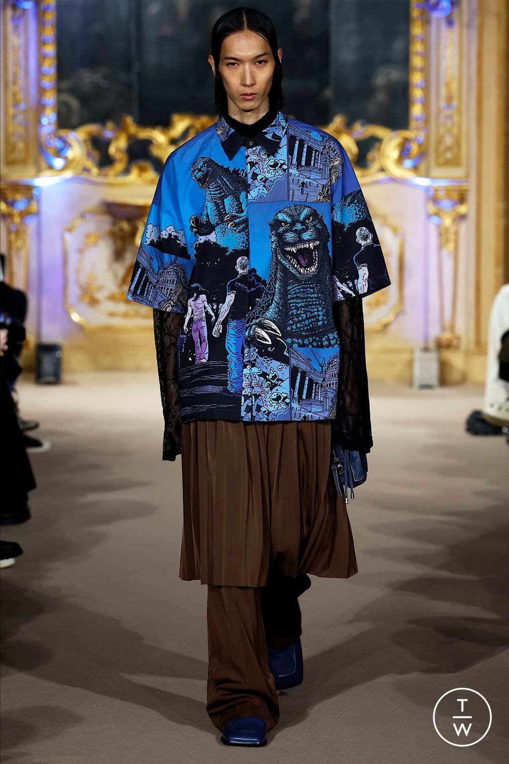 Fashion Week Milan Fall/Winter 2023 look 27 from the Dhruv-Kapoor collection 男装