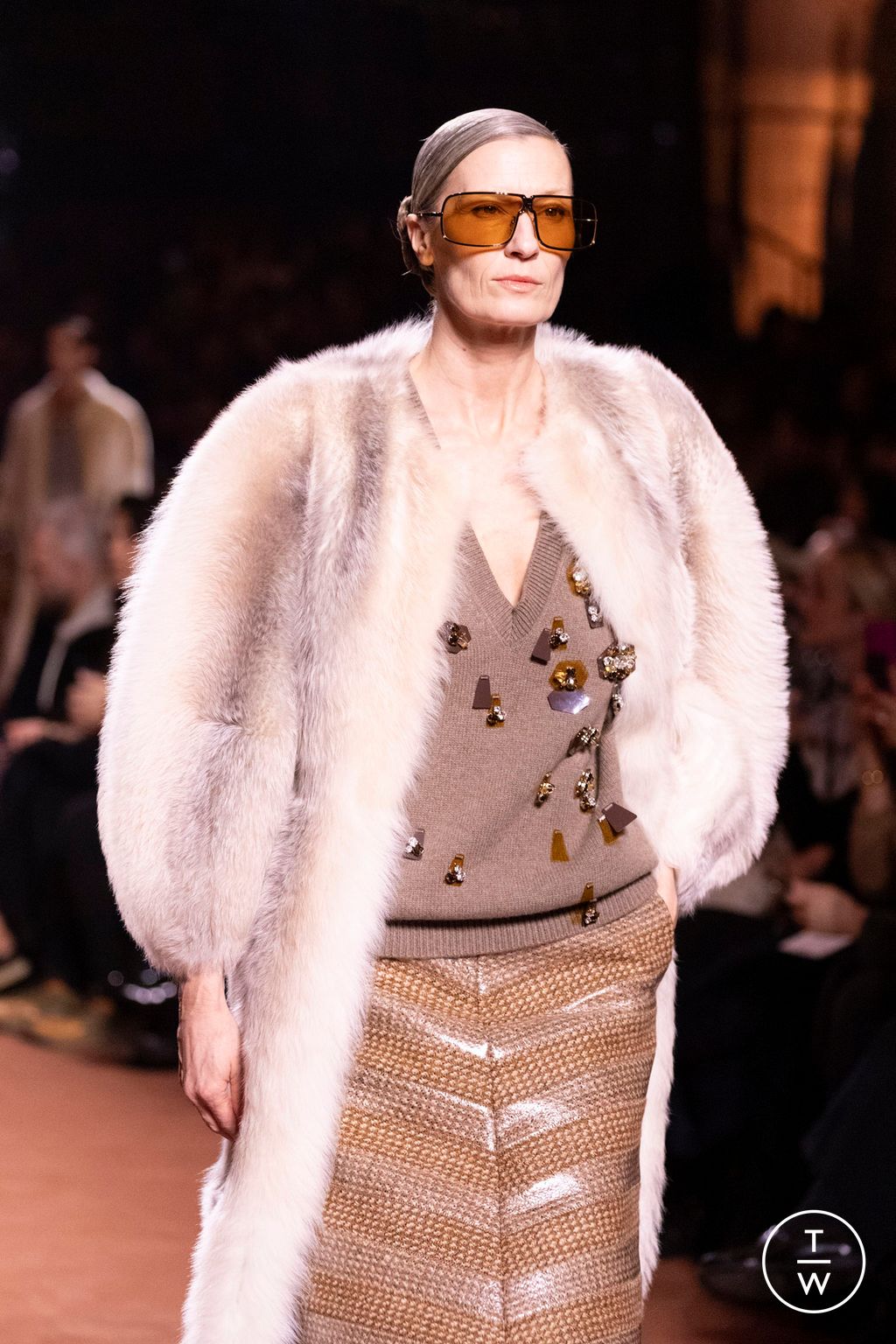 Fashion Week Milan Fall/Winter 2025 look 85 from the Fendi collection womenswear accessories