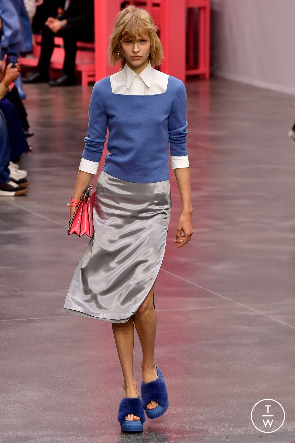 Fashion Week Milan Spring/Summer 2023 look 46 from the Fendi collection womenswear