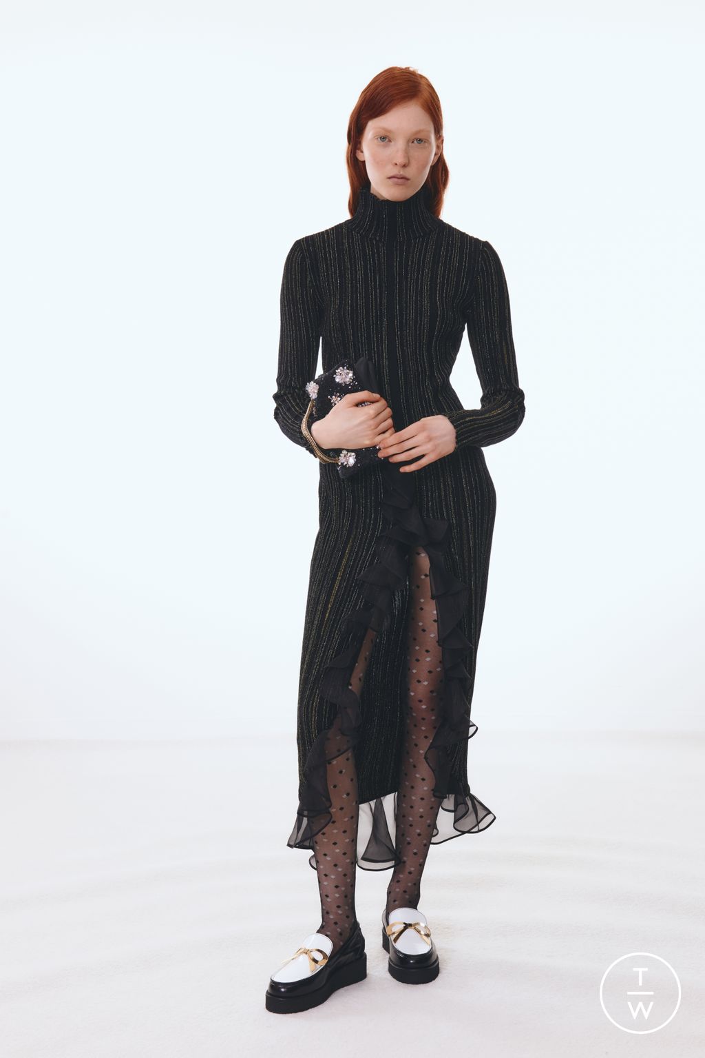 Fashion Week Paris Pre-Fall 2025 look 29 from the Giambattista Valli collection 女装