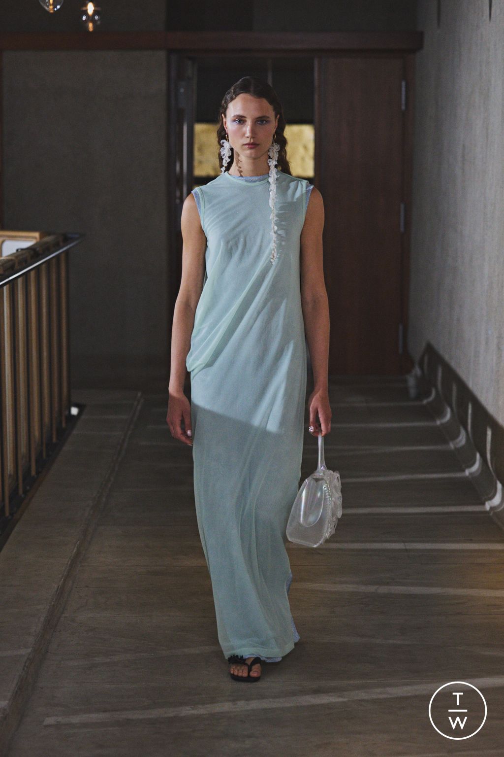 Fashion Week Paris Spring/Summer 2026 look 29 from the Mame Kurogouchi collection womenswear