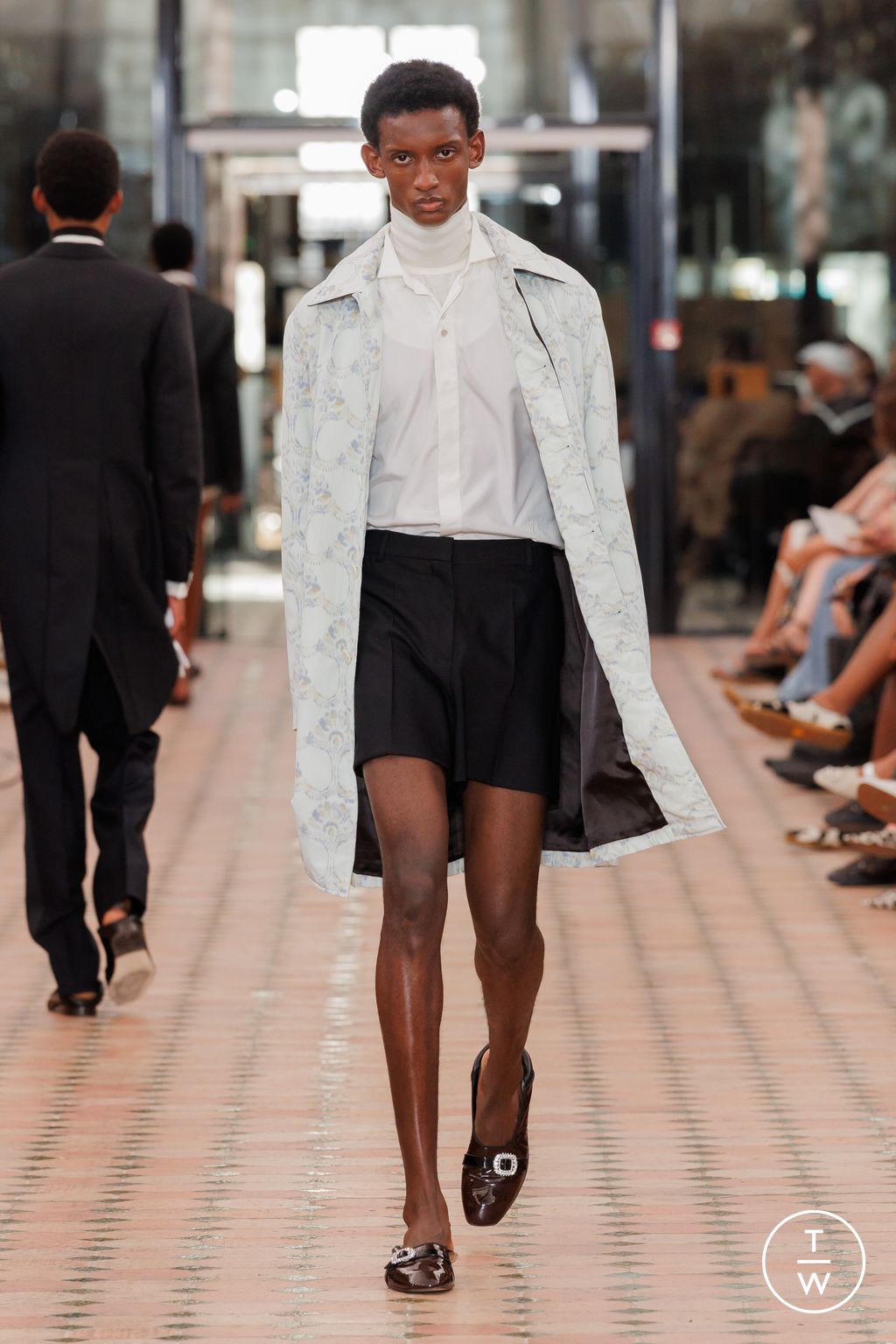 Fashion Week Paris Spring/Summer 2026 look 29 from the Wales Bonner collection menswear