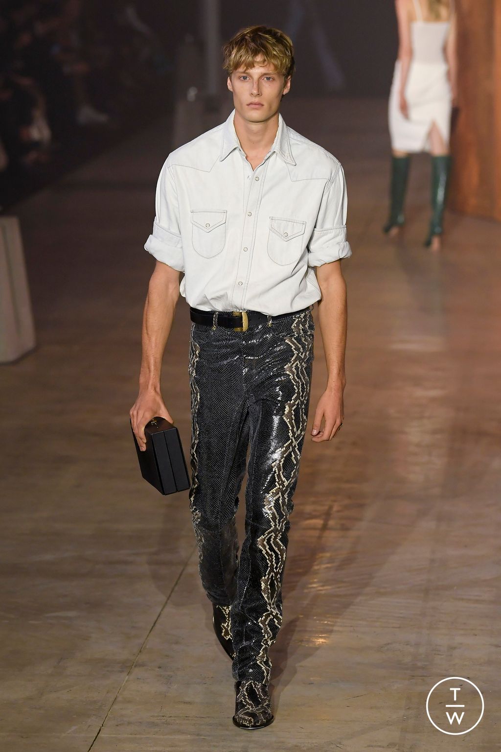 Fashion Week Milan Spring/Summer 2023 look 31 from the Bally collection womenswear